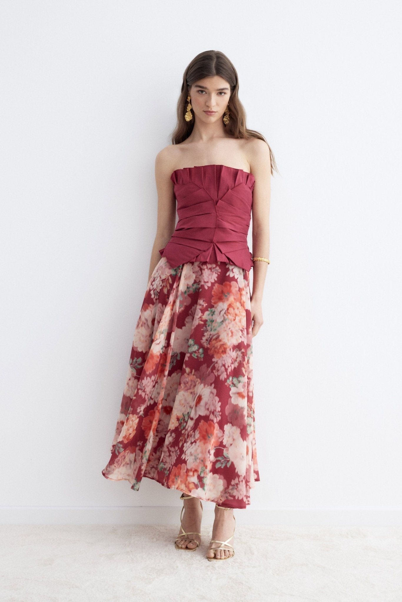 Falda WAVE Print Rose