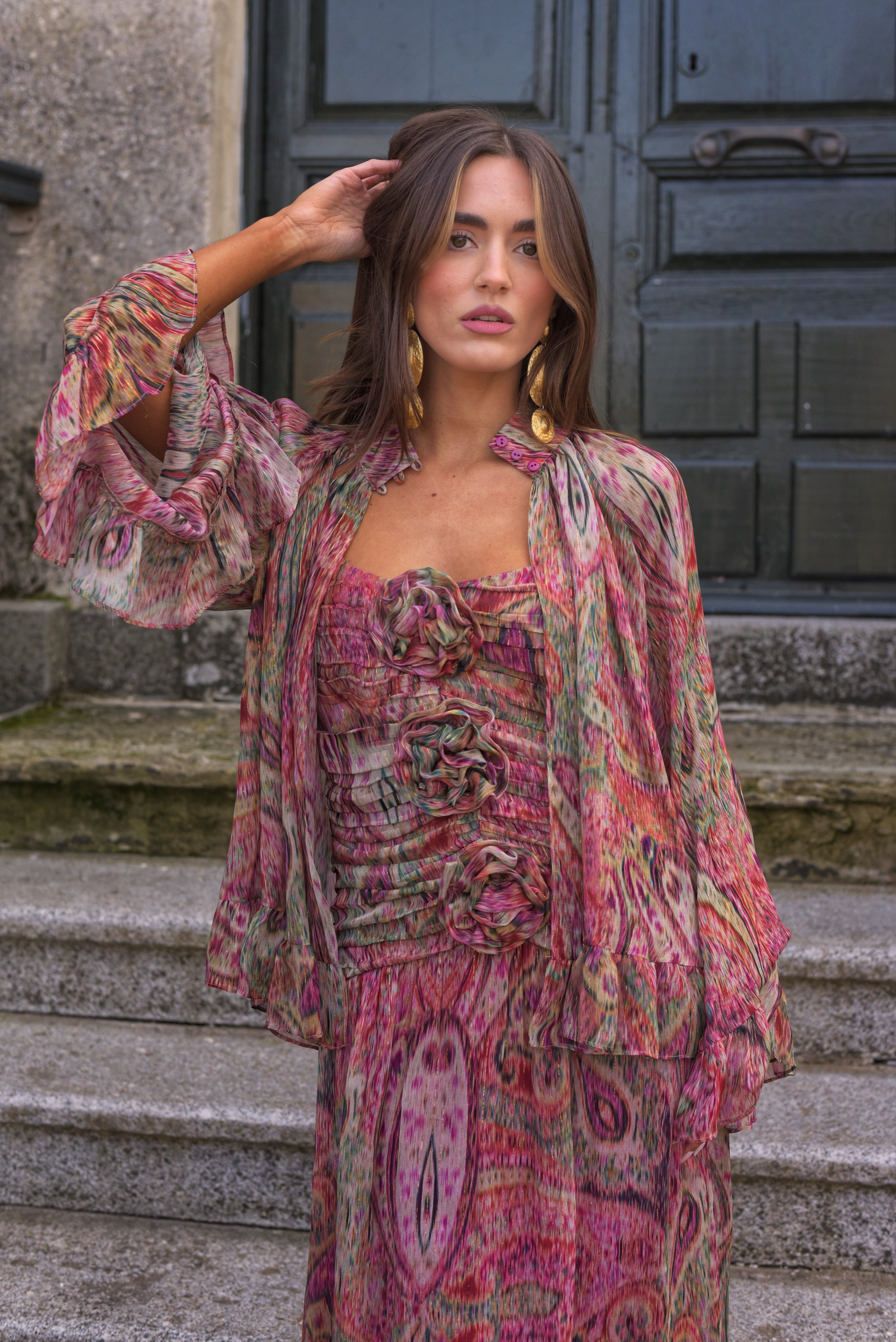 Vestido Lady Capibara estampado