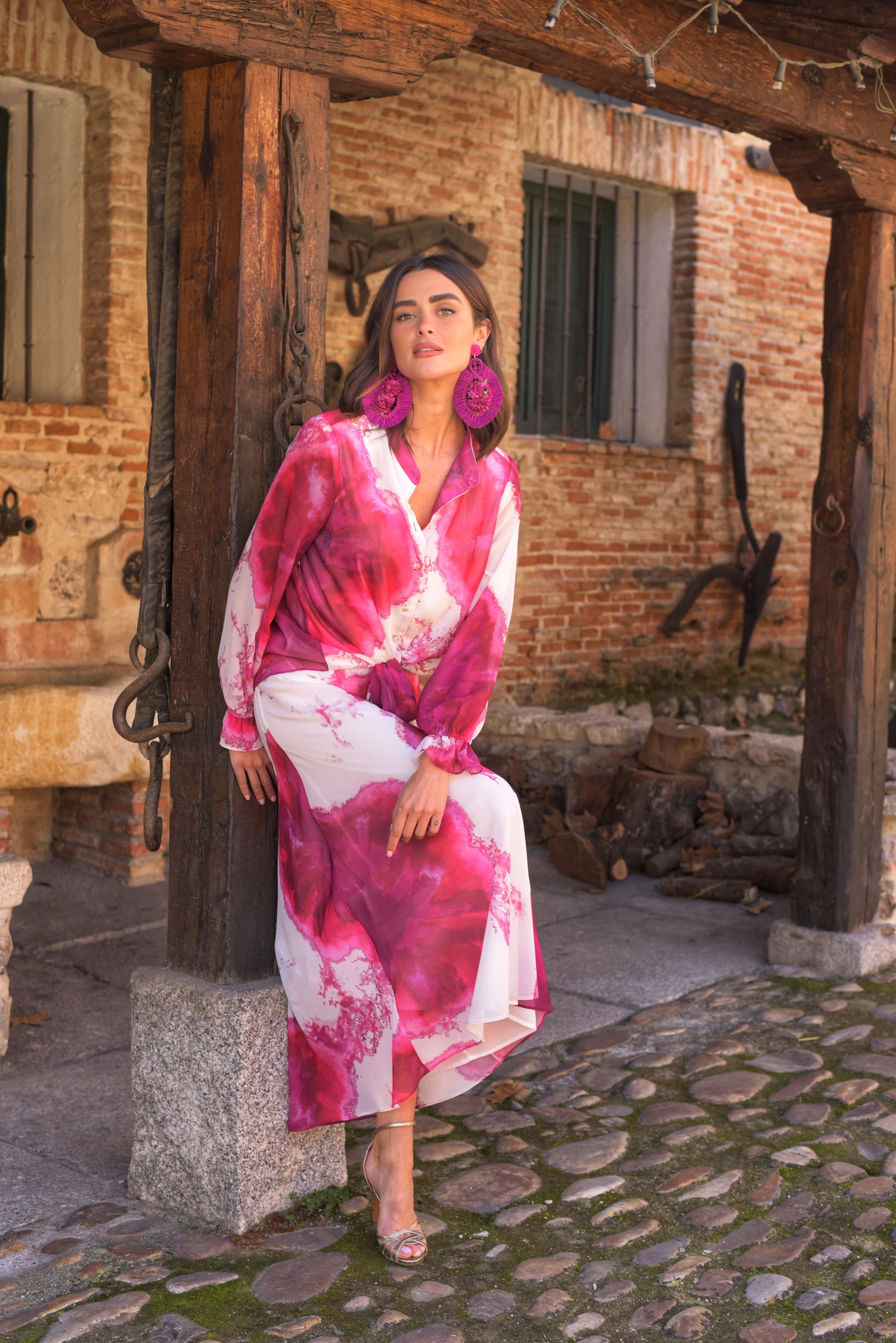 Conjunto Lady Chimpancé rosa