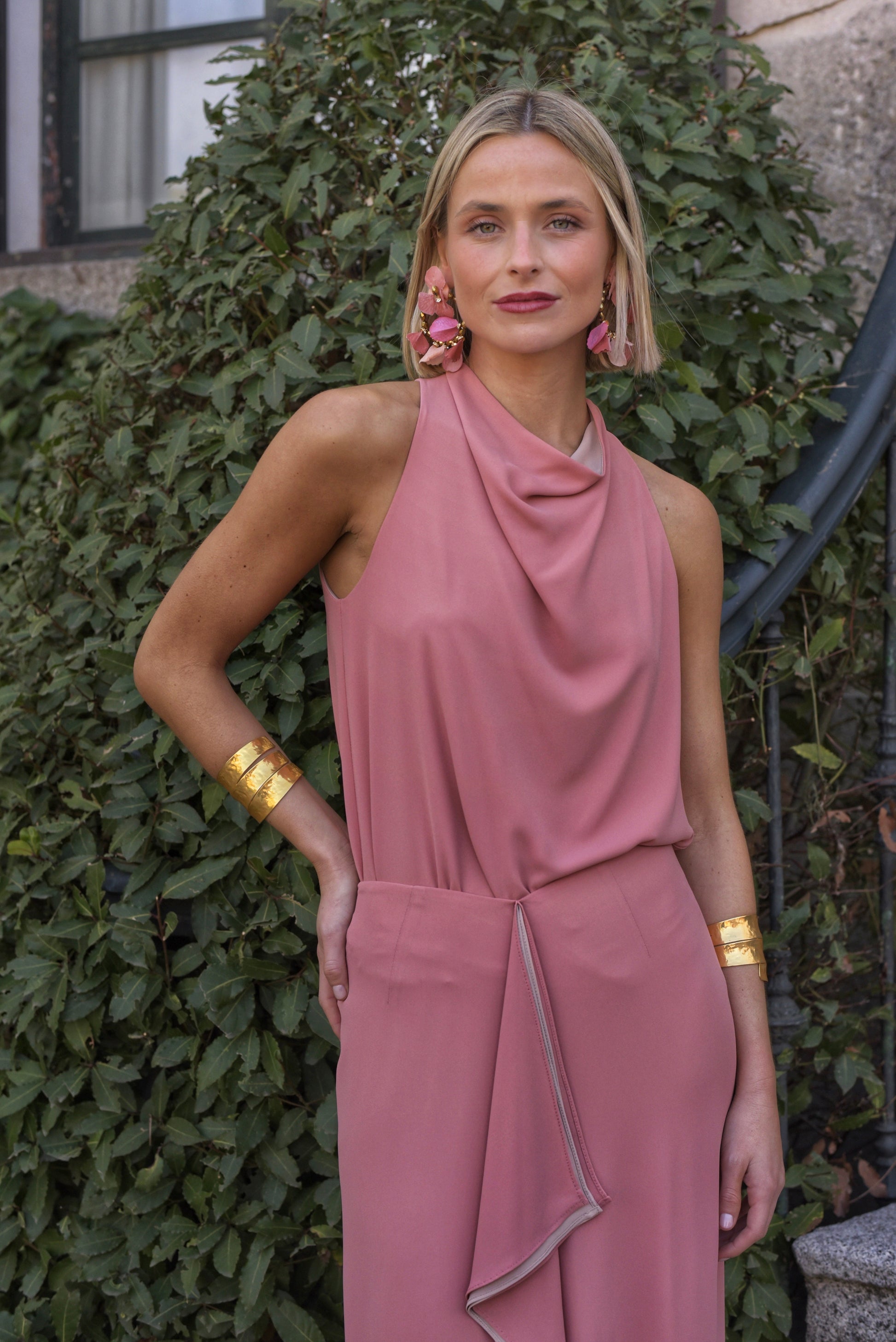 Conjunto Lady Cocodrilo nude/beis