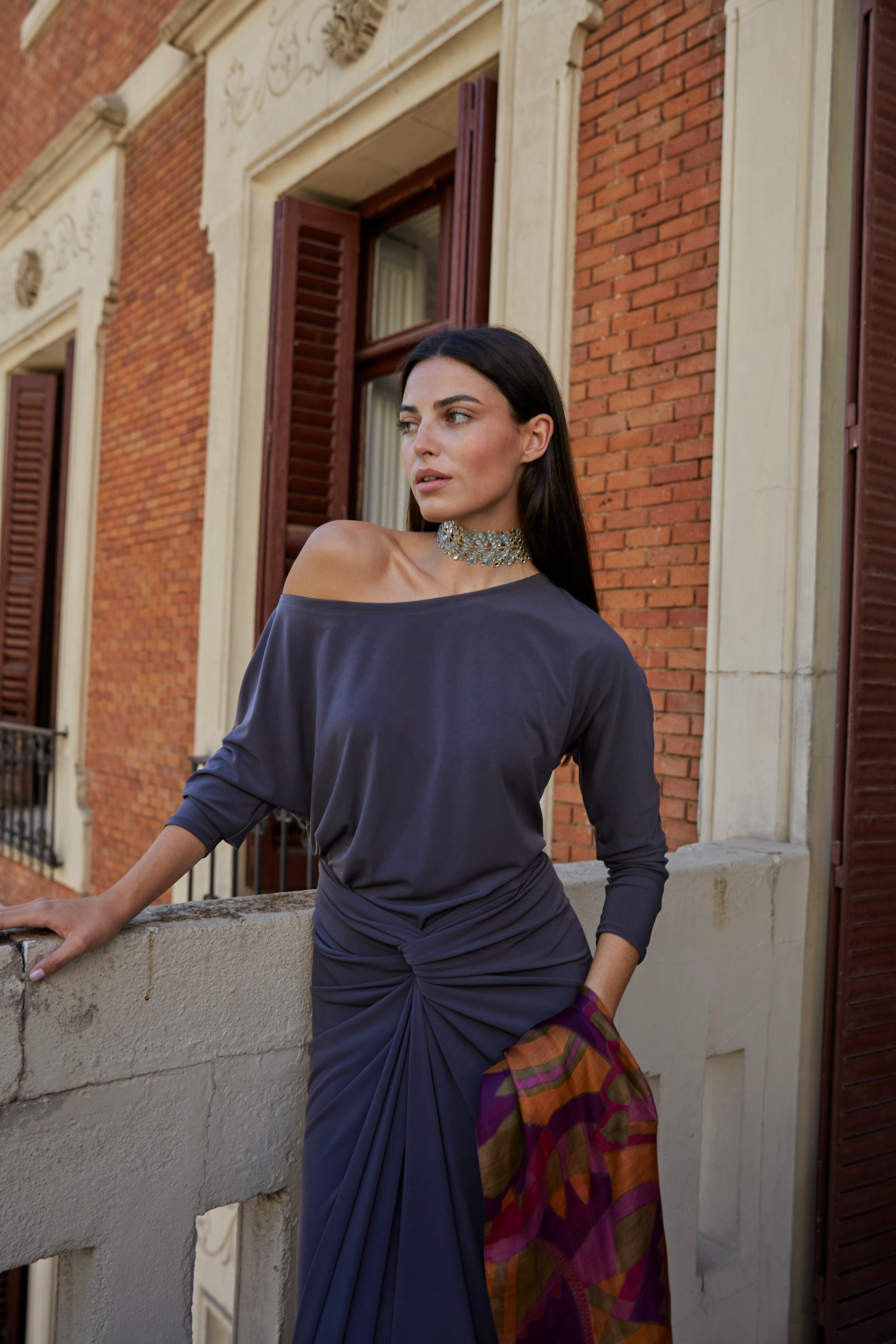 Vestido Encina marengo