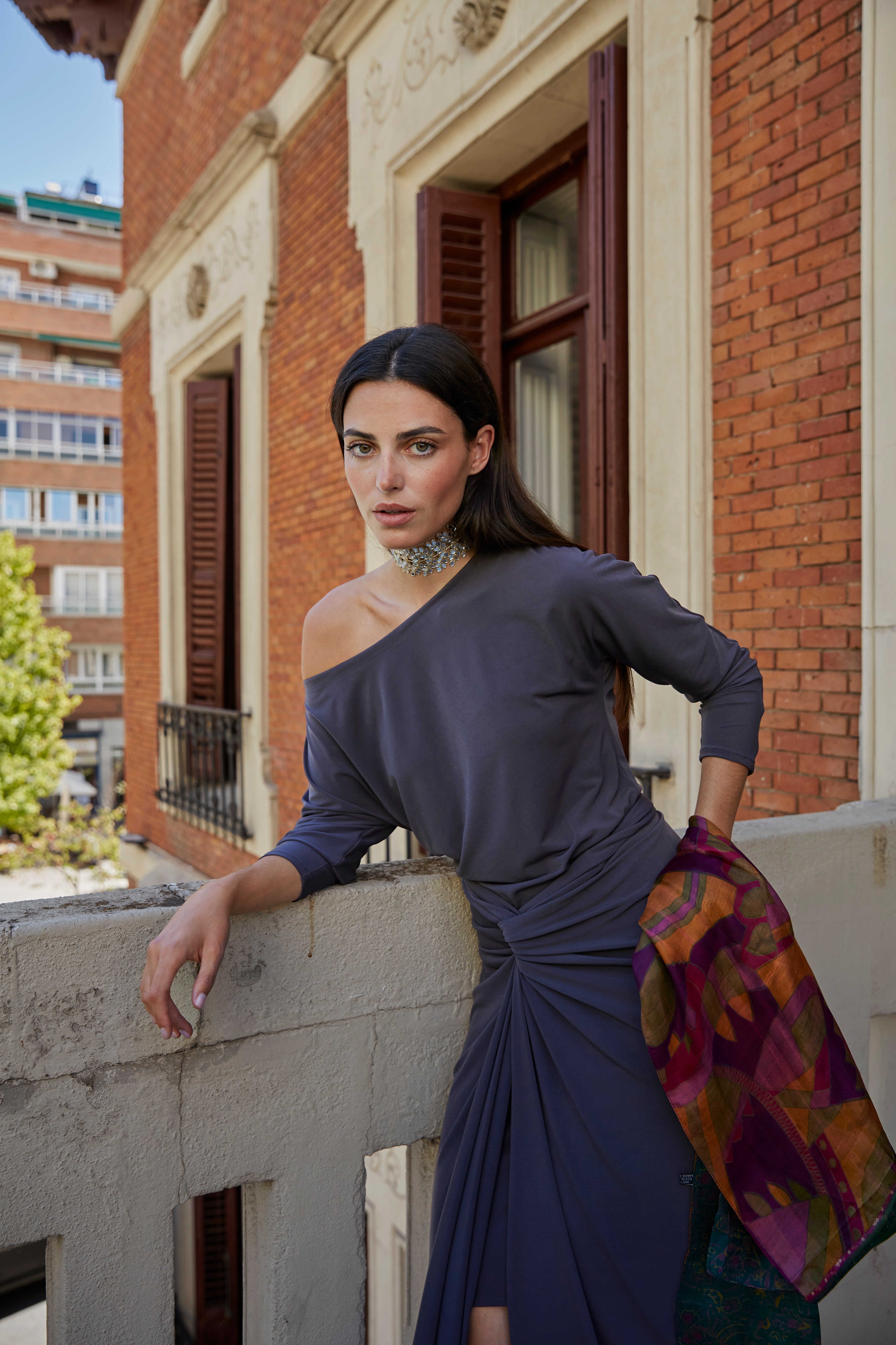 Vestido Encina marengo