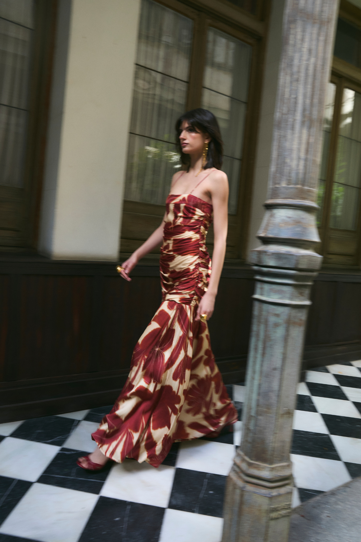 VESTIDO JANA NENUFAR CARMESI