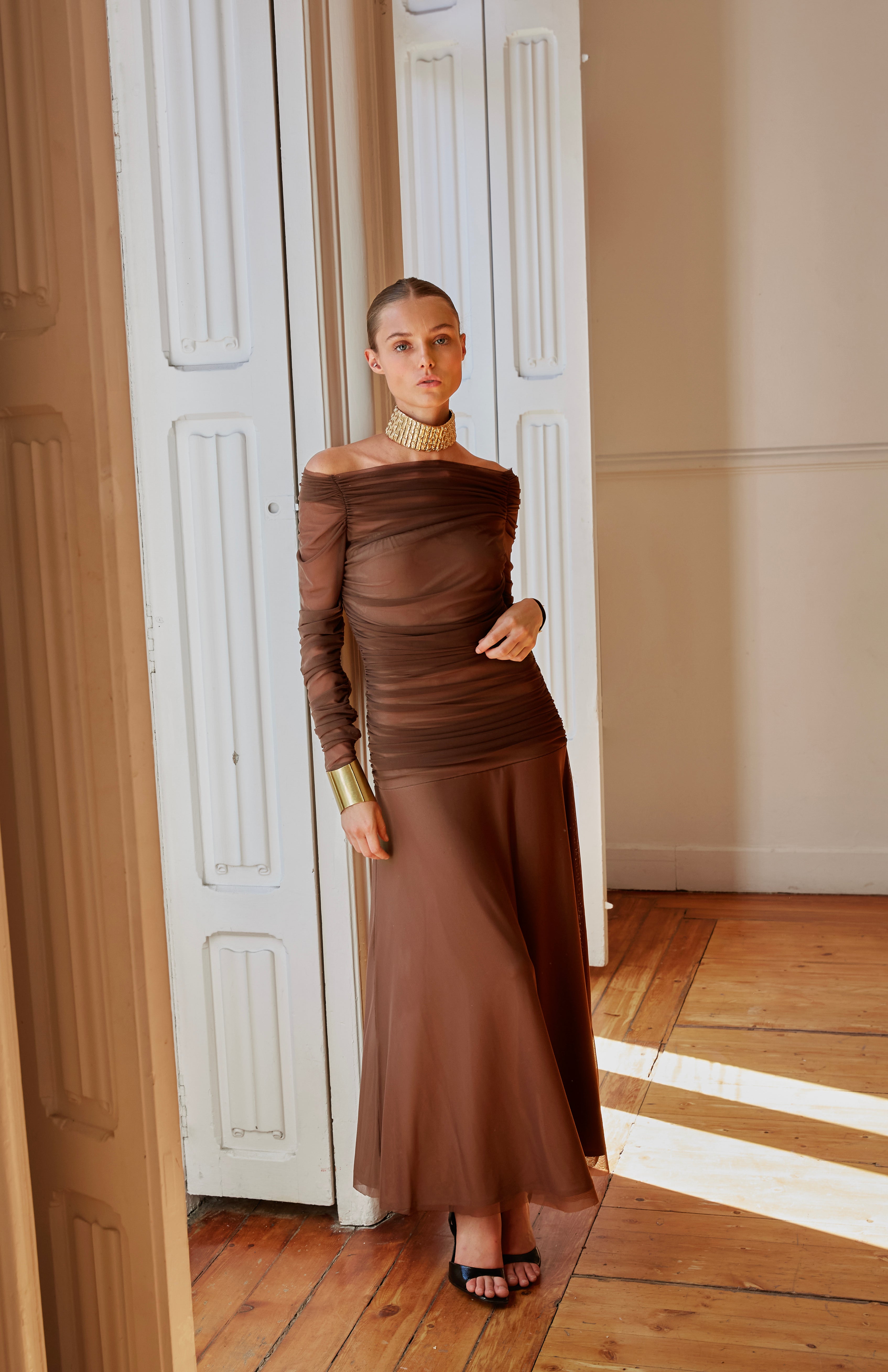 Vestido Pinsapo marrón