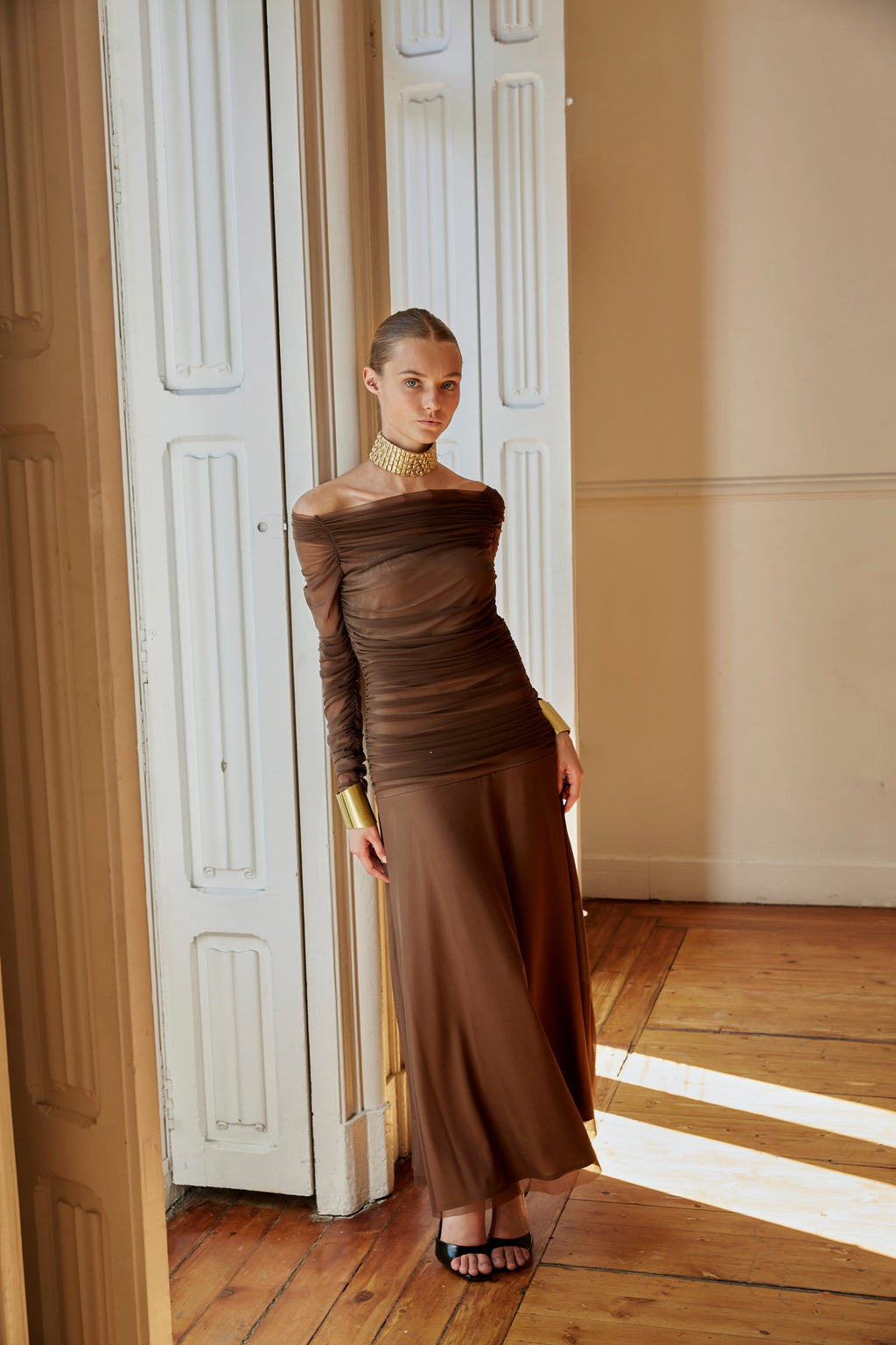 Vestido Pinsapo marrón