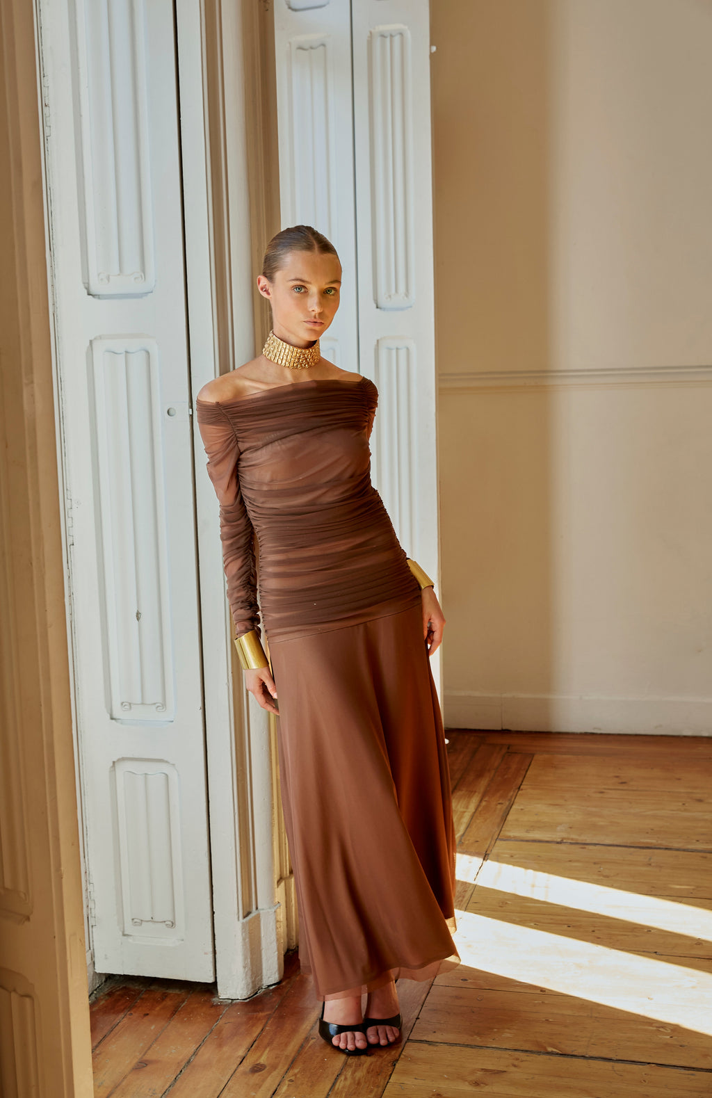 Vestido Pinsapo marrón