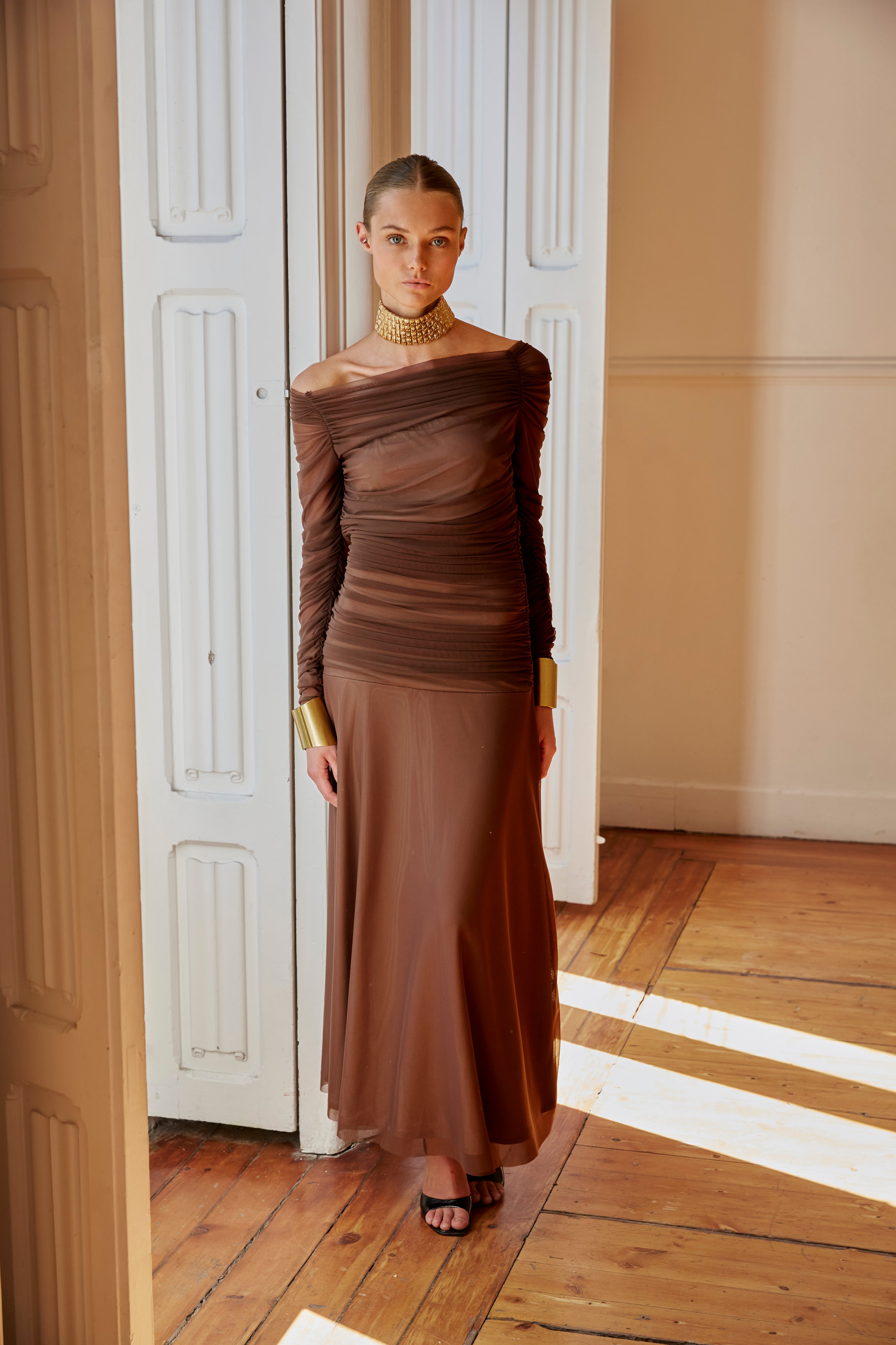 Vestido Pinsapo marrón