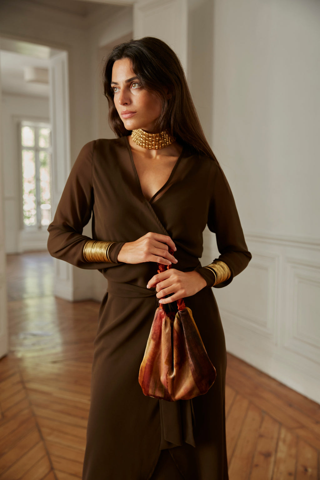 Vestido Sabina marrón