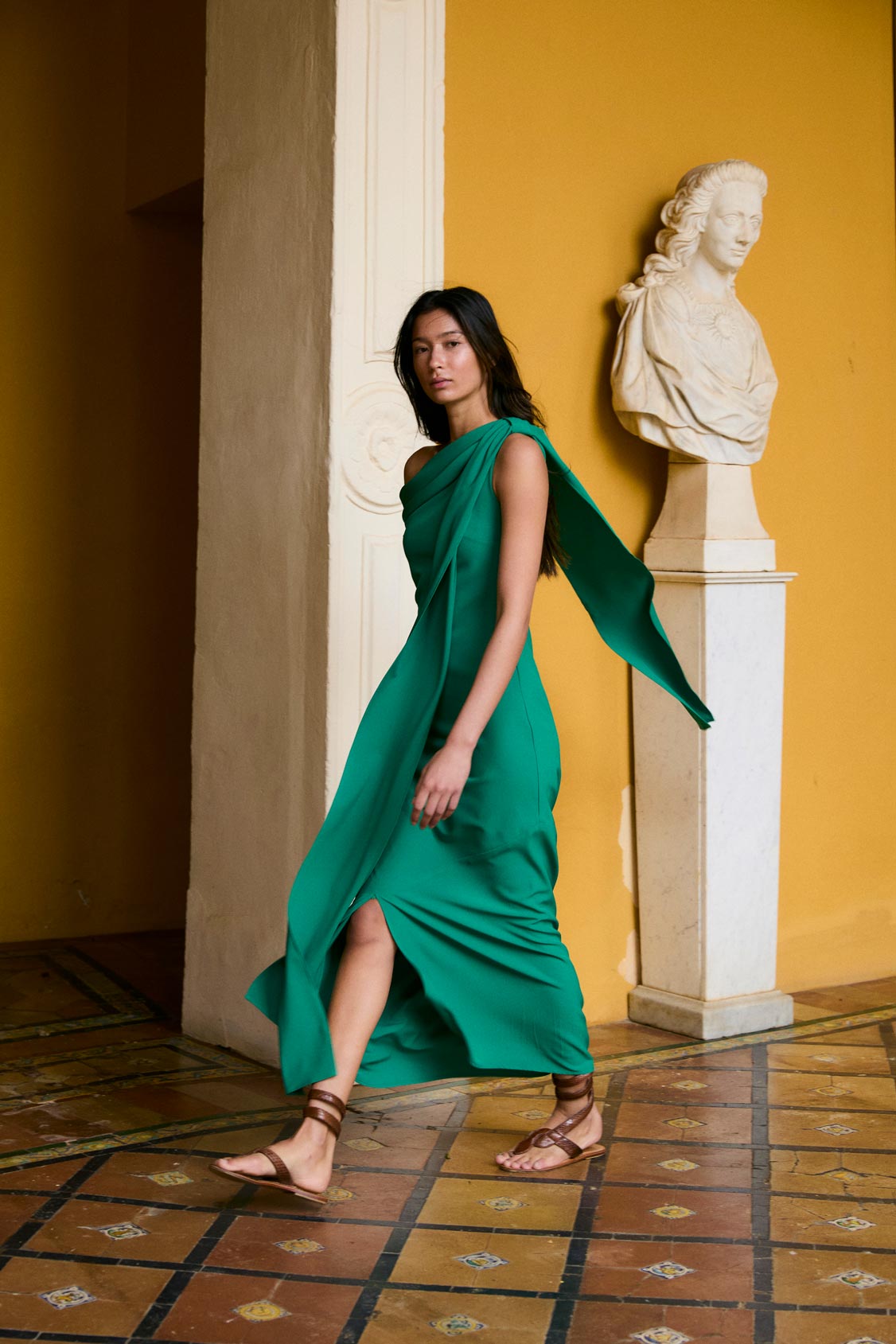 VESTIDO ETERNA GALDANA VERDE