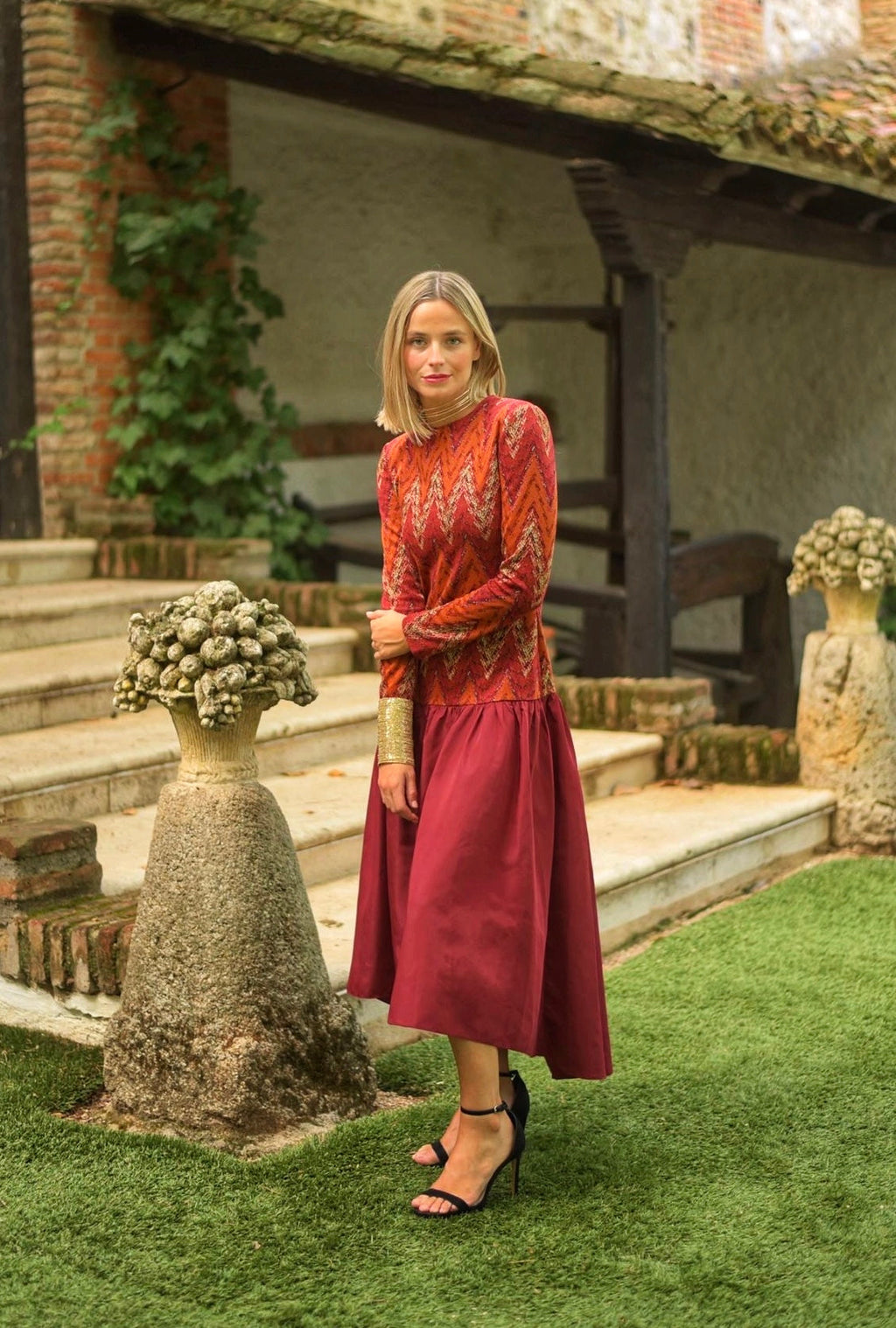 Vestido Lady Perdiz zigzag