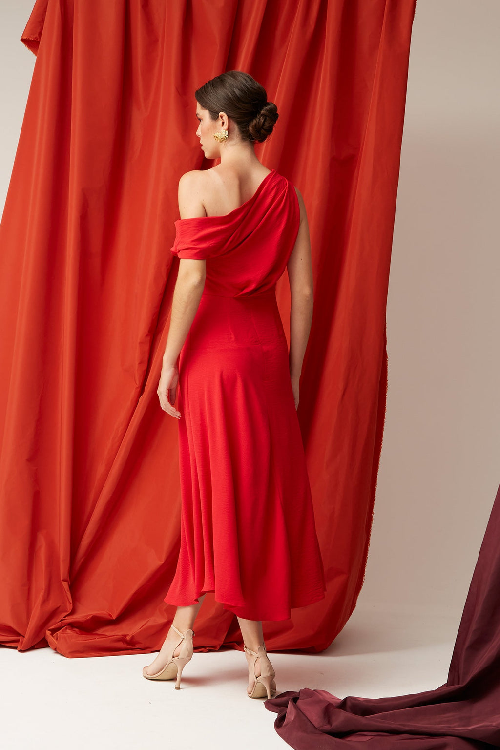 VESTIDO GISELA ROJO