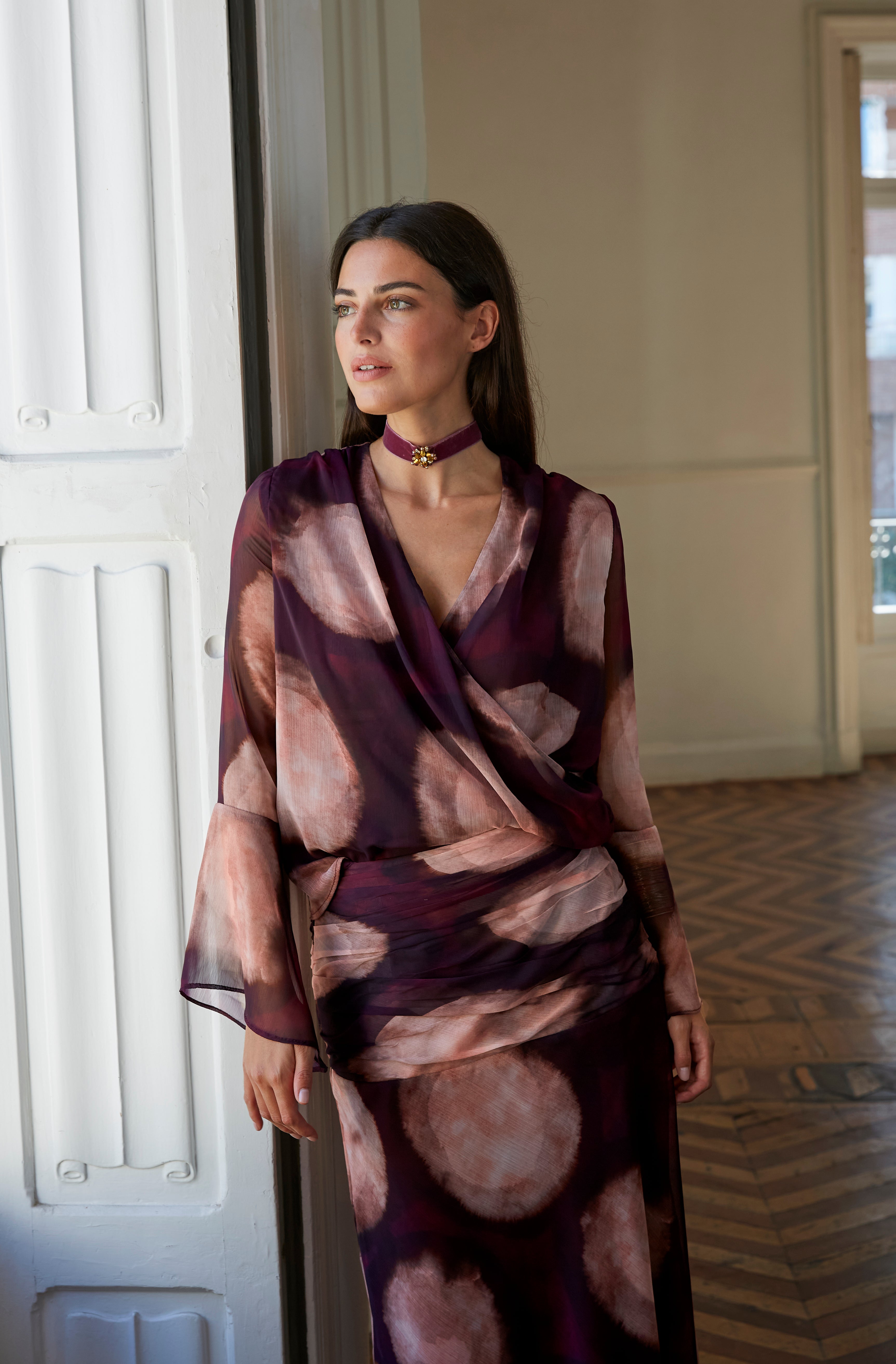 Conjunto Abedul berenjena