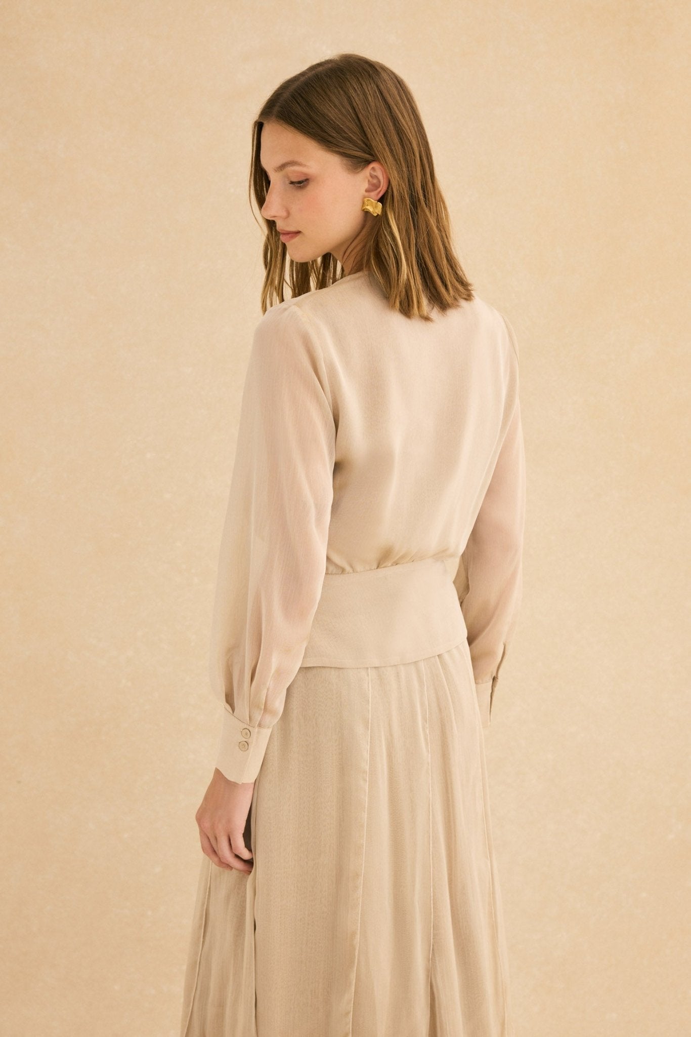 Blusa CLAIRE Champagne