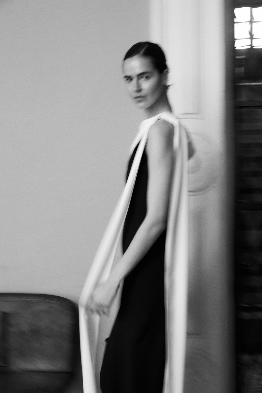 VESTIDO ETERNA GALDANA B/N
