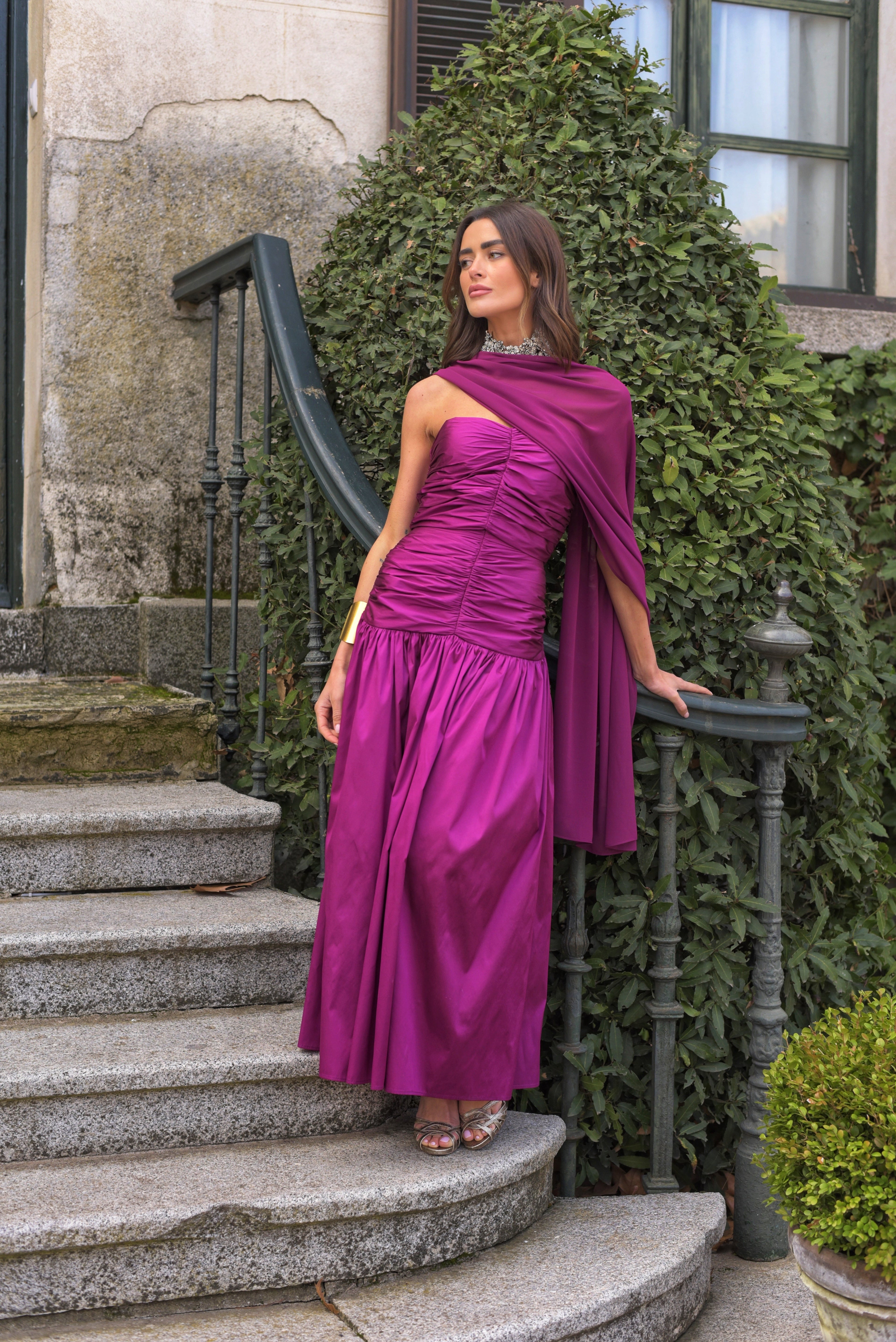 Vestido Lady Pantera cardenal