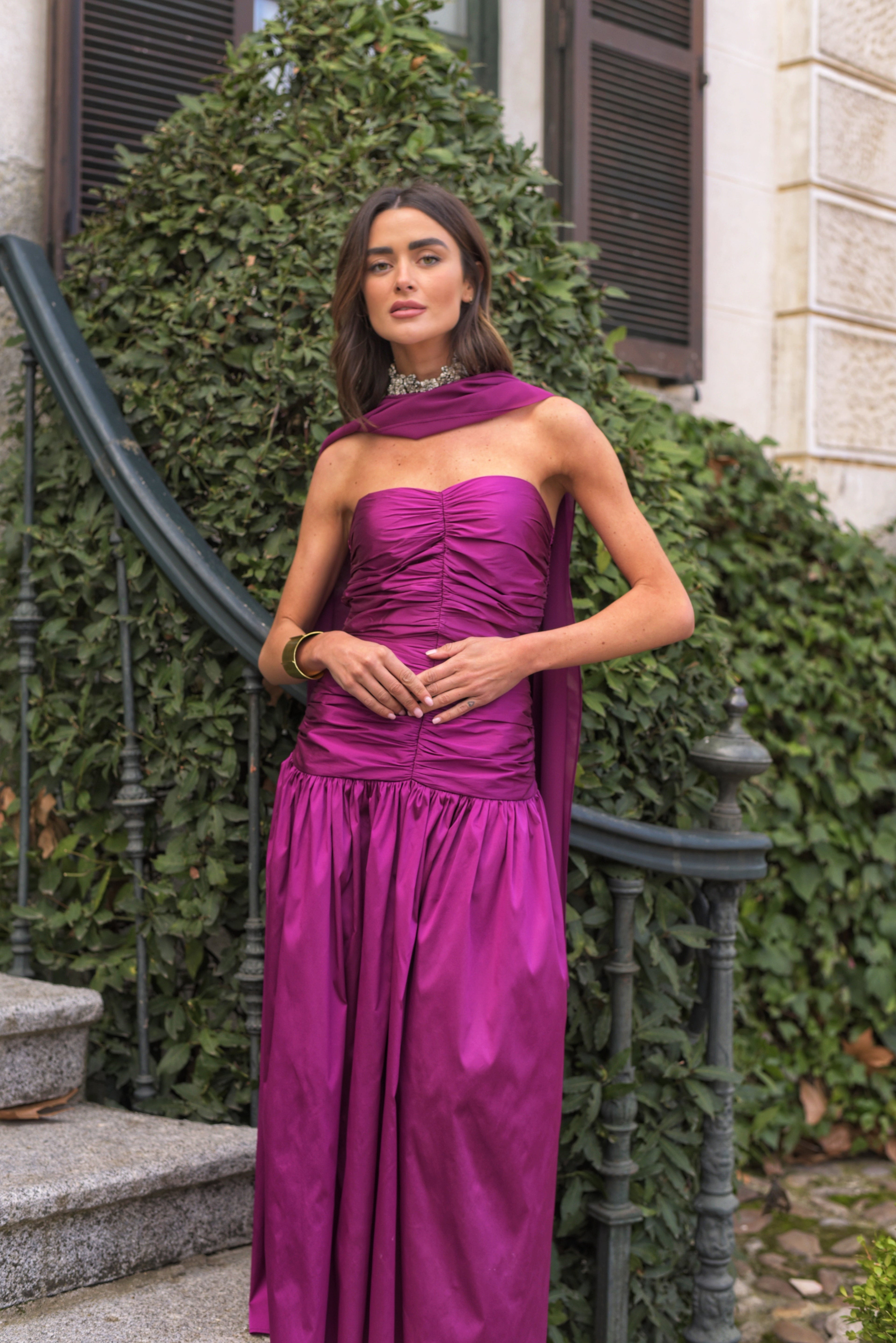 Vestido Lady Pantera cardenal