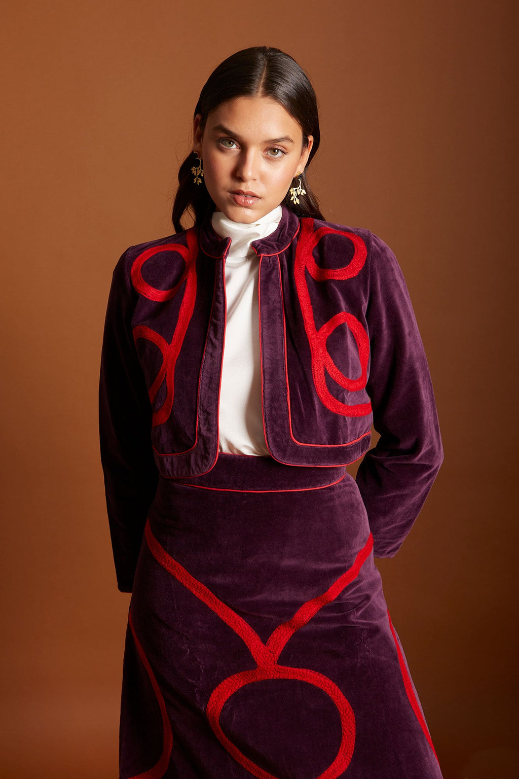 CHAQUETA BIANCA MORADO