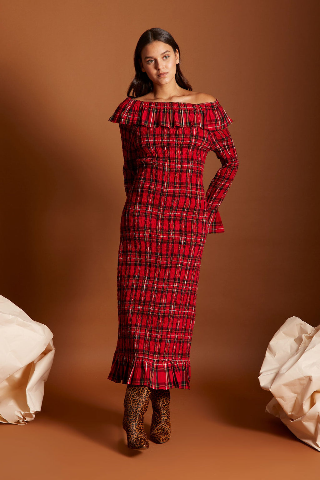 VESTIDO CHARLOTTE ROJO