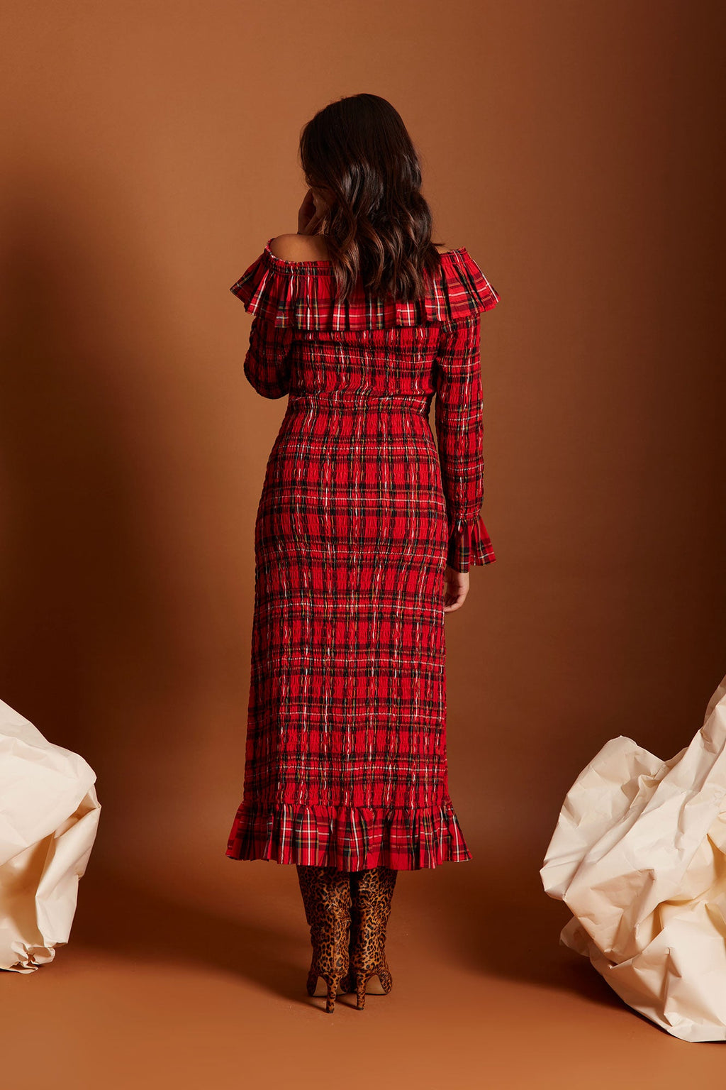 VESTIDO CHARLOTTE ROJO