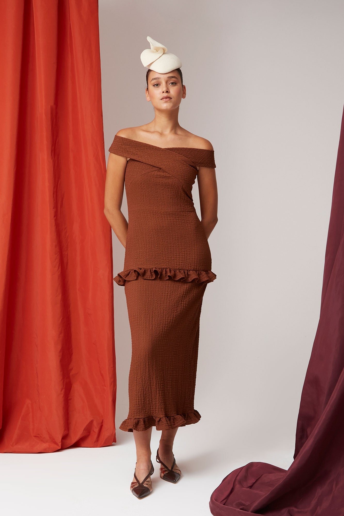 VESTIDO AMADORA MARRON