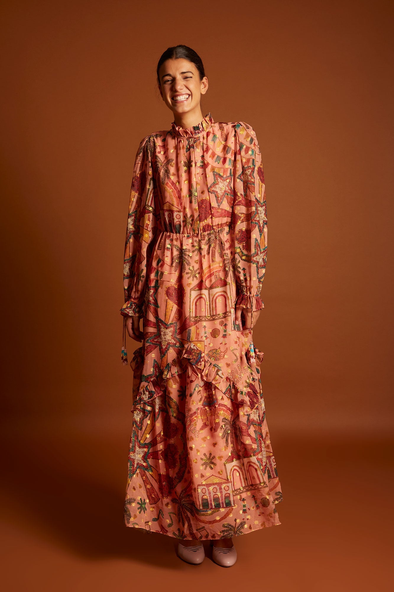 VESTIDO ALESSANDRA SALMON