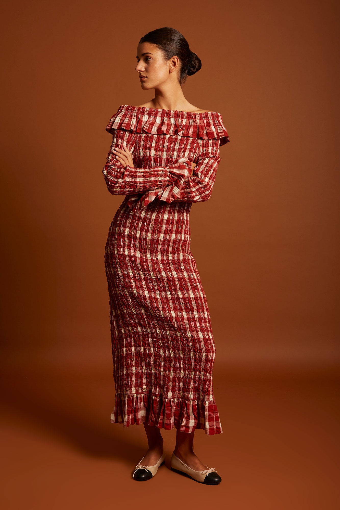 VESTIDO CHARLOTTE CORAL