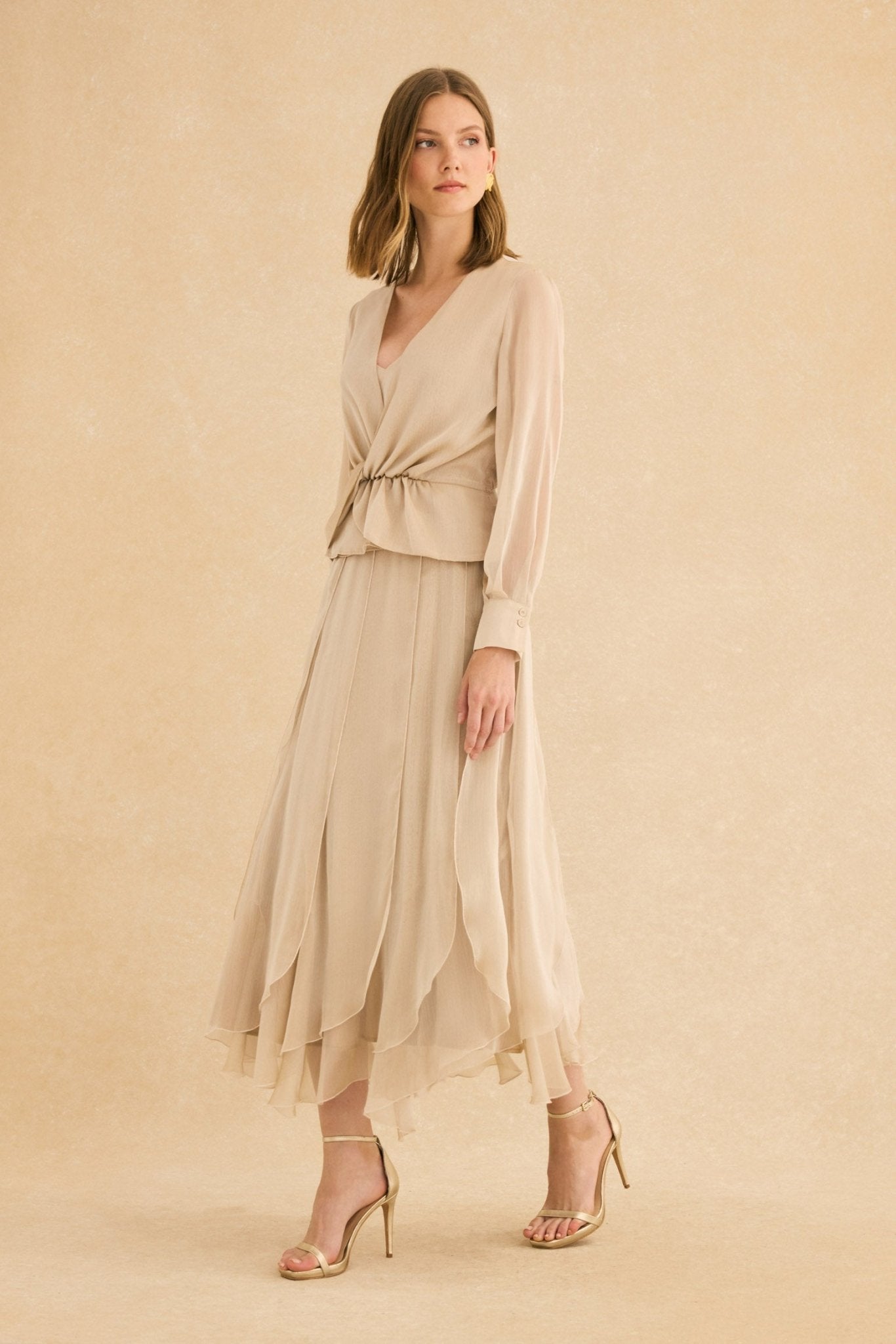 Blusa CLAIRE Champagne