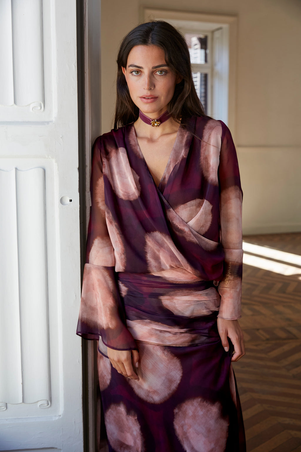 Conjunto Abedul berenjena