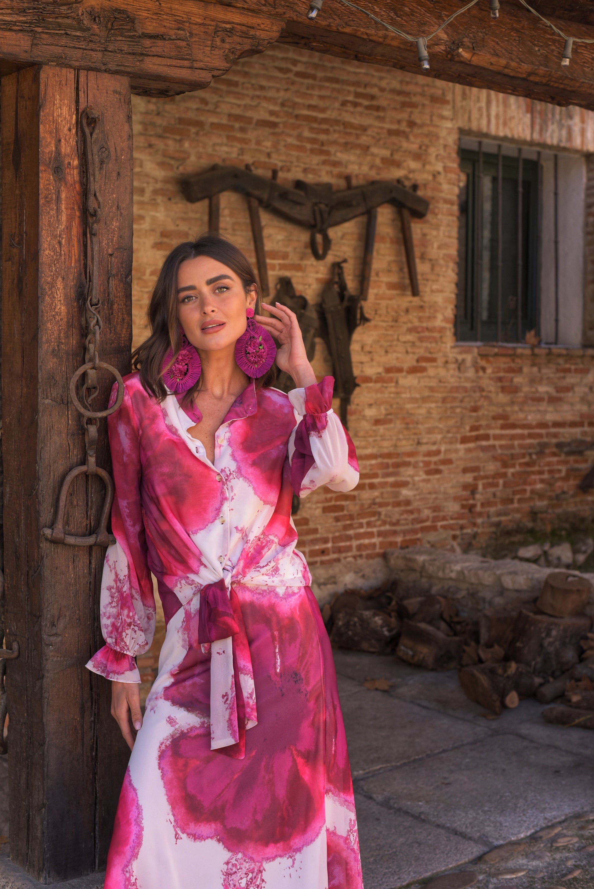 Conjunto Lady Chimpancé rosa