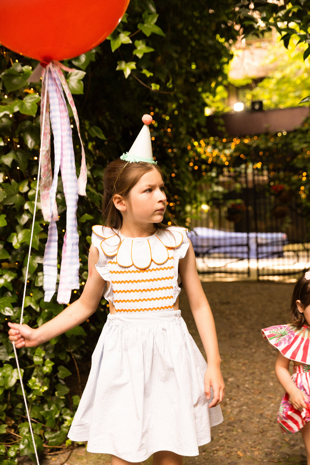 BLUE STRIPE KIDS DRESS