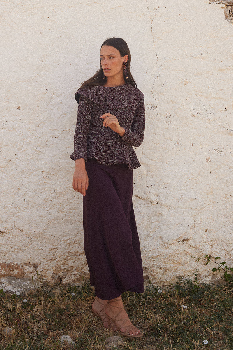 Falda Marcia Berenjena