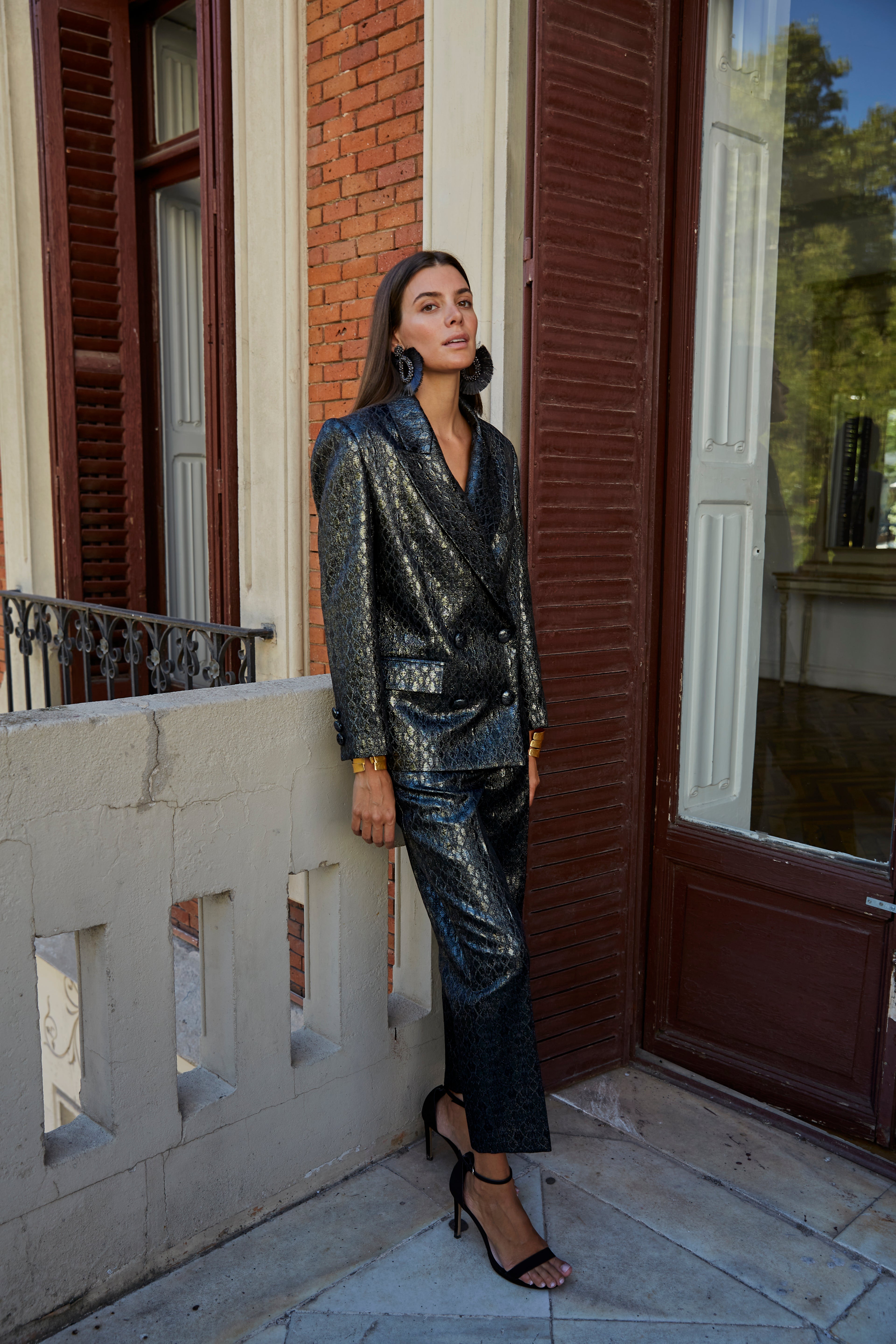 Traje Abeto metalizado