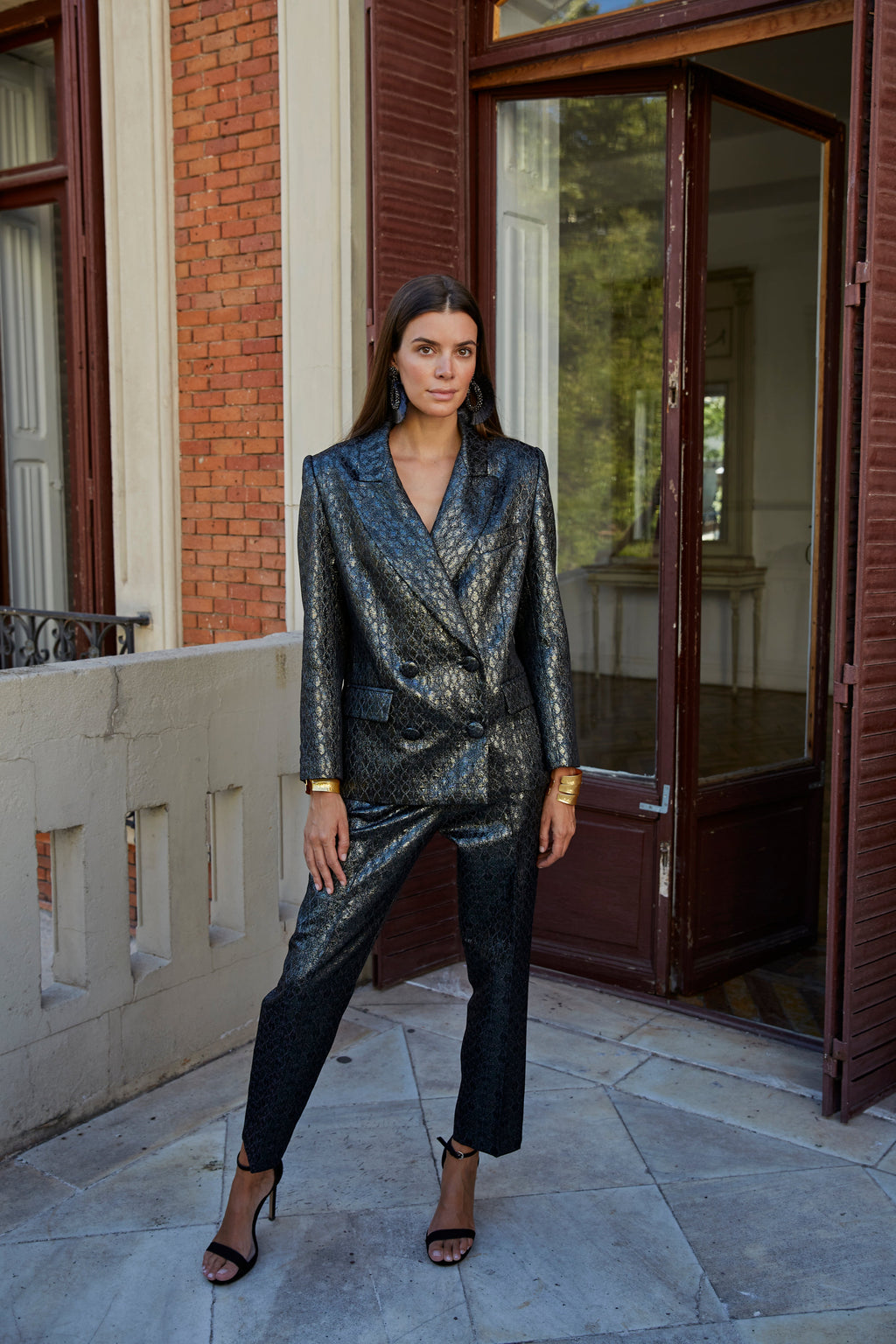 Traje Abeto metalizado