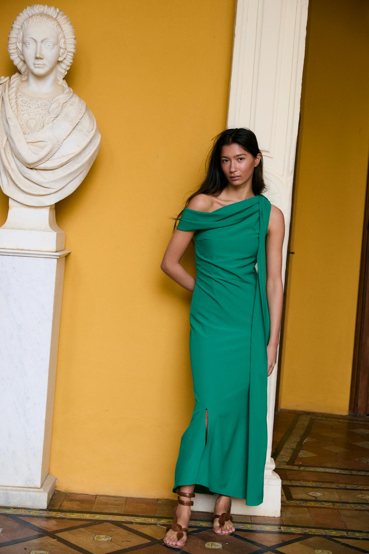 VESTIDO ETERNA GALDANA VERDE