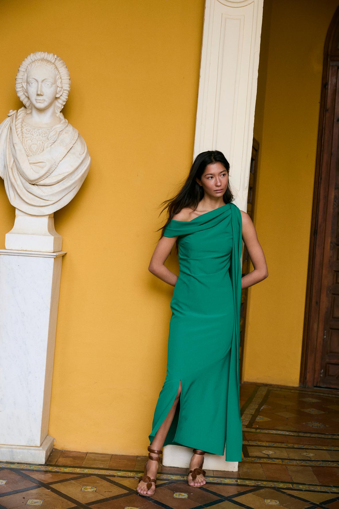 VESTIDO ETERNA GALDANA VERDE