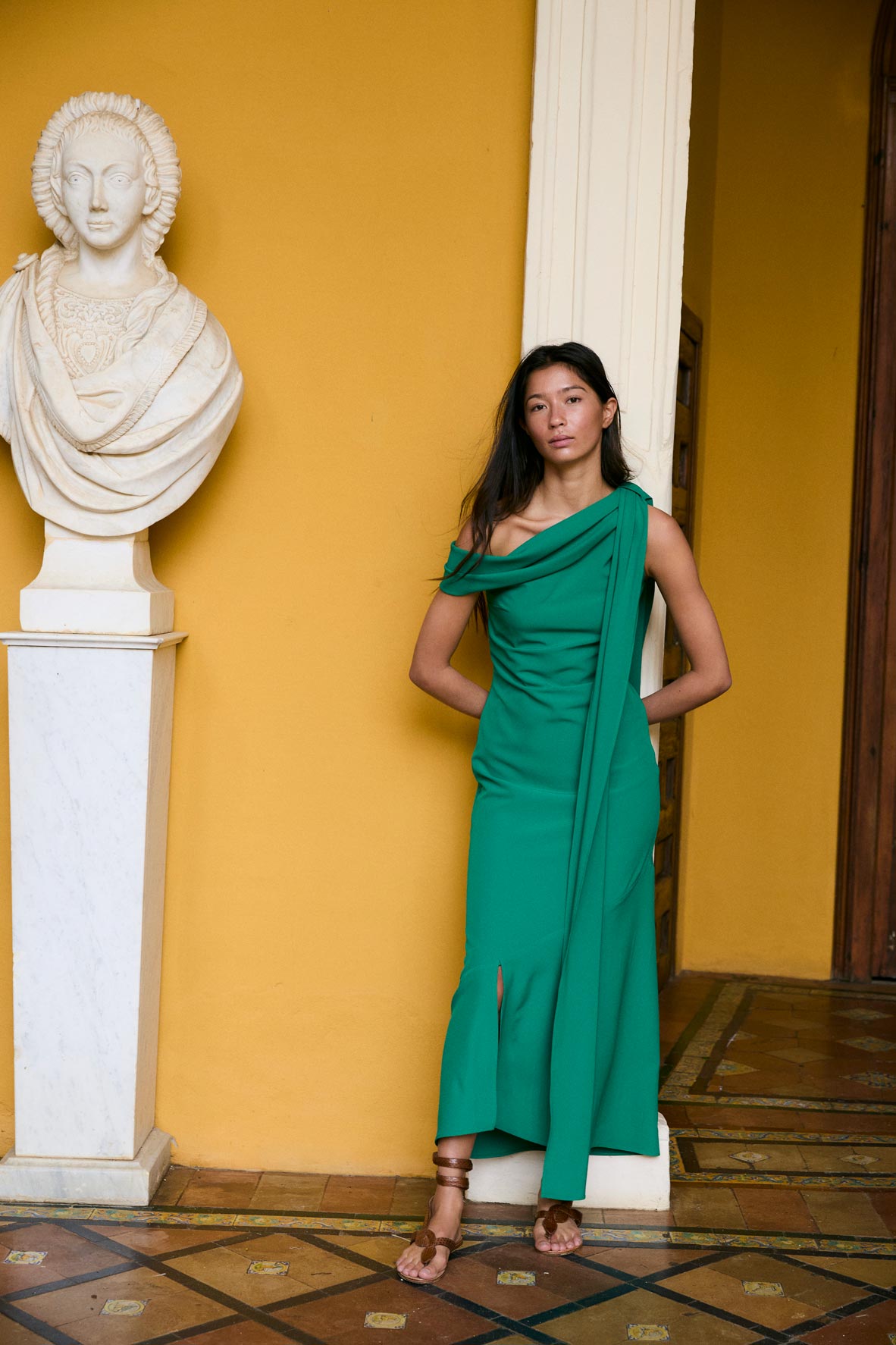 VESTIDO ETERNA GALDANA VERDE