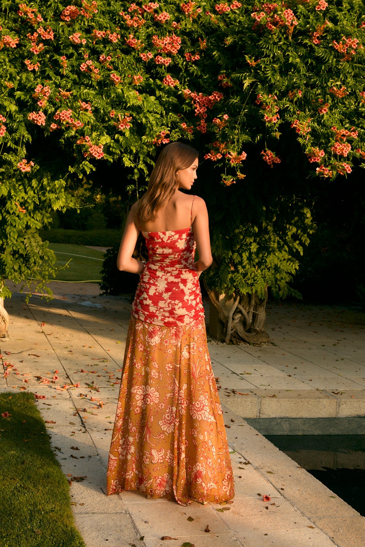 VESTIDO JANE GERANIO BICOLOR