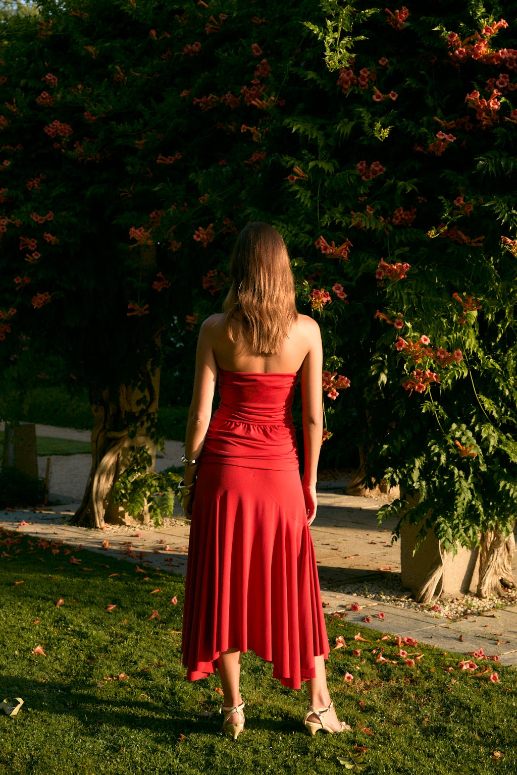 VESTIDO CORINA PUNTO ROJO