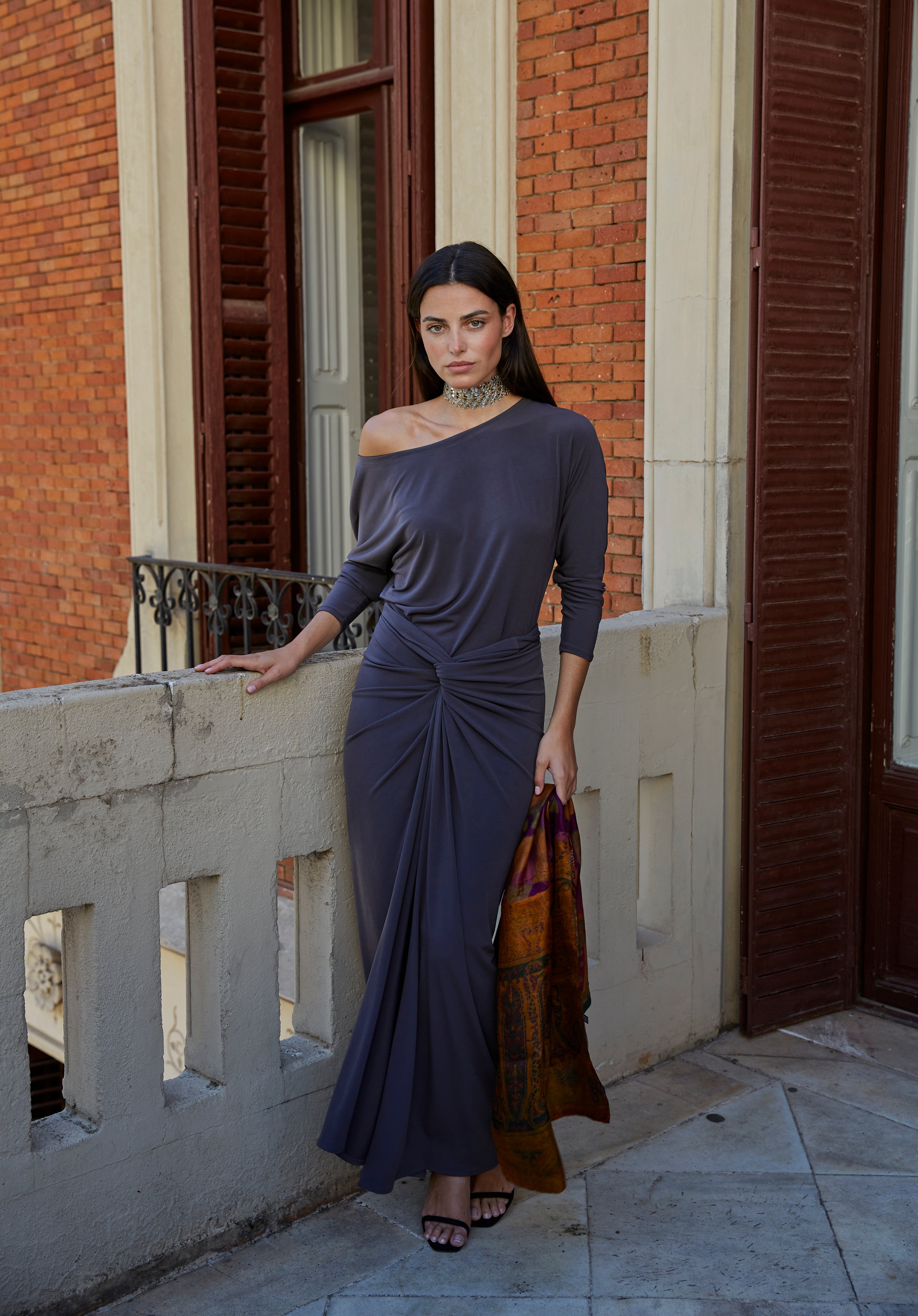 Vestido Encina marengo