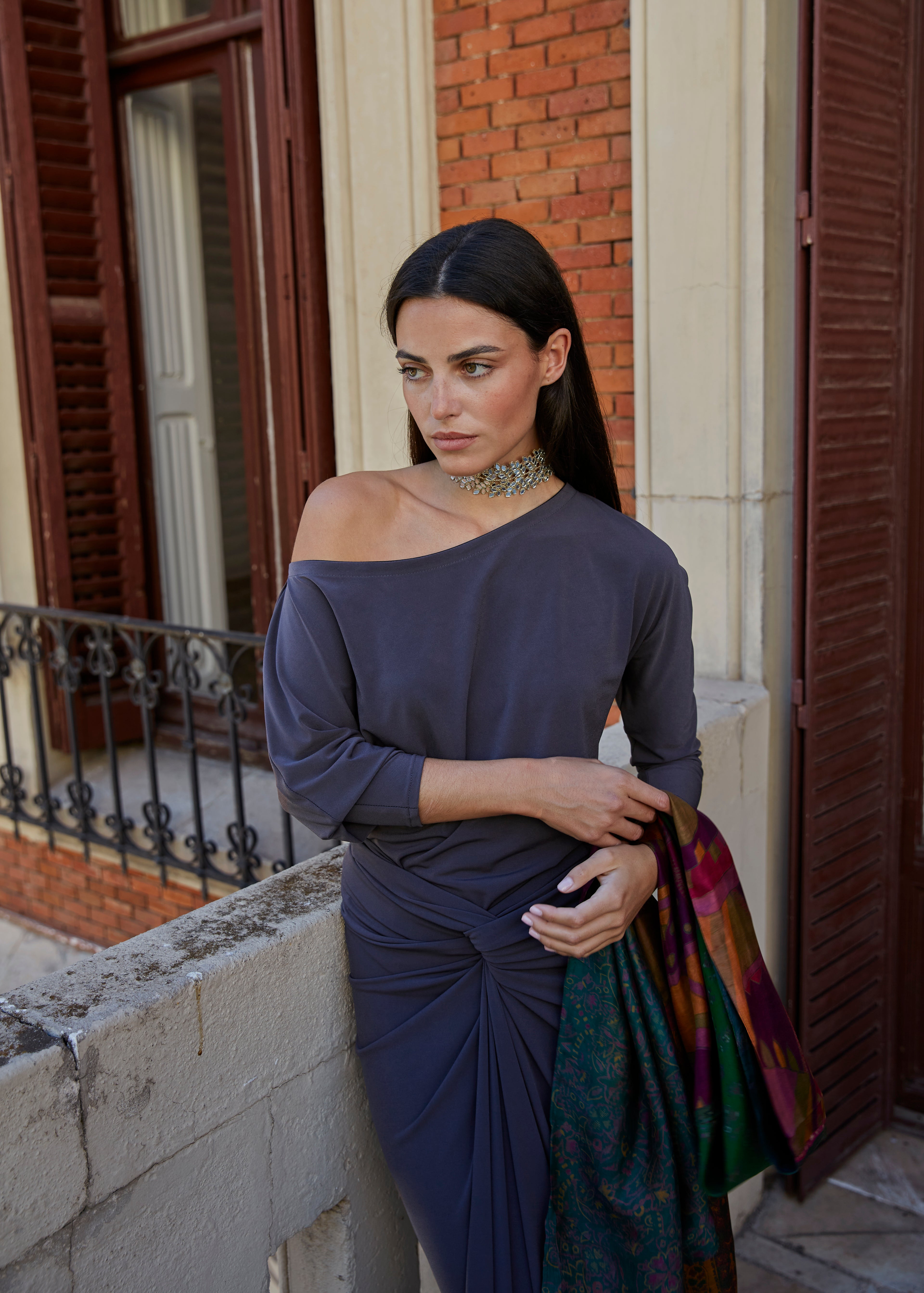 Vestido Encina marengo