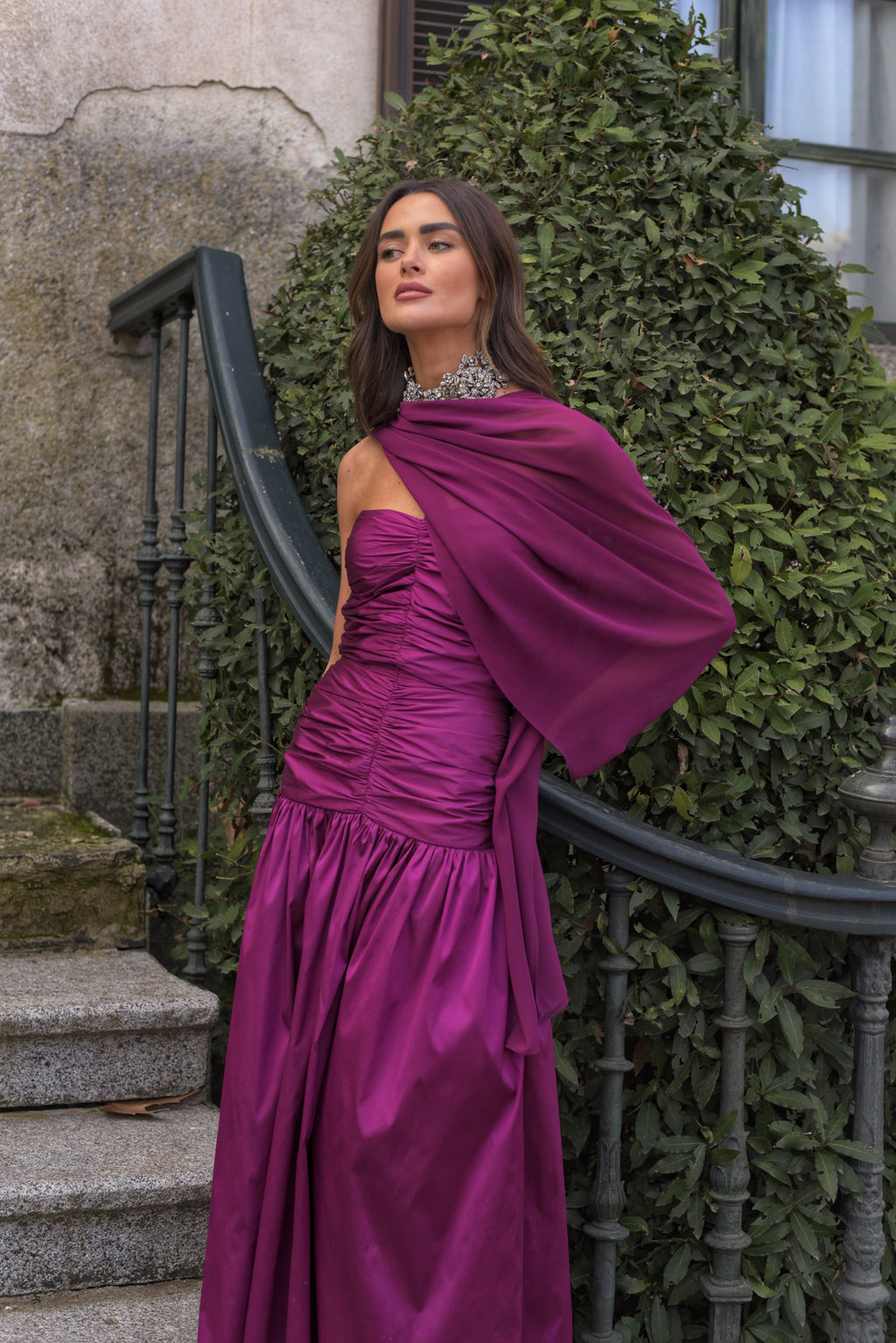 Vestido Lady Pantera cardenal