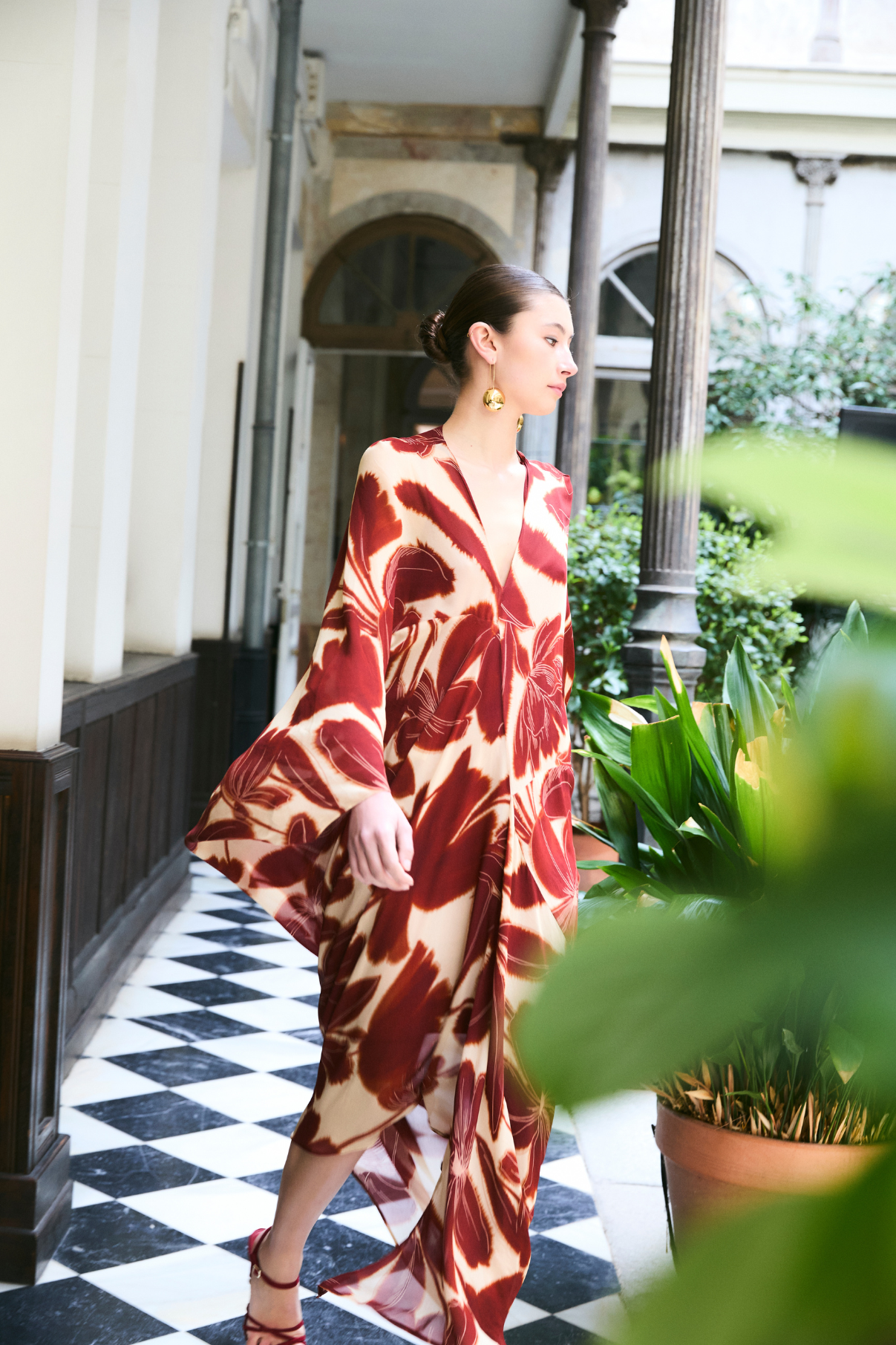 VESTIDO VERO NENUFAR CARMESI