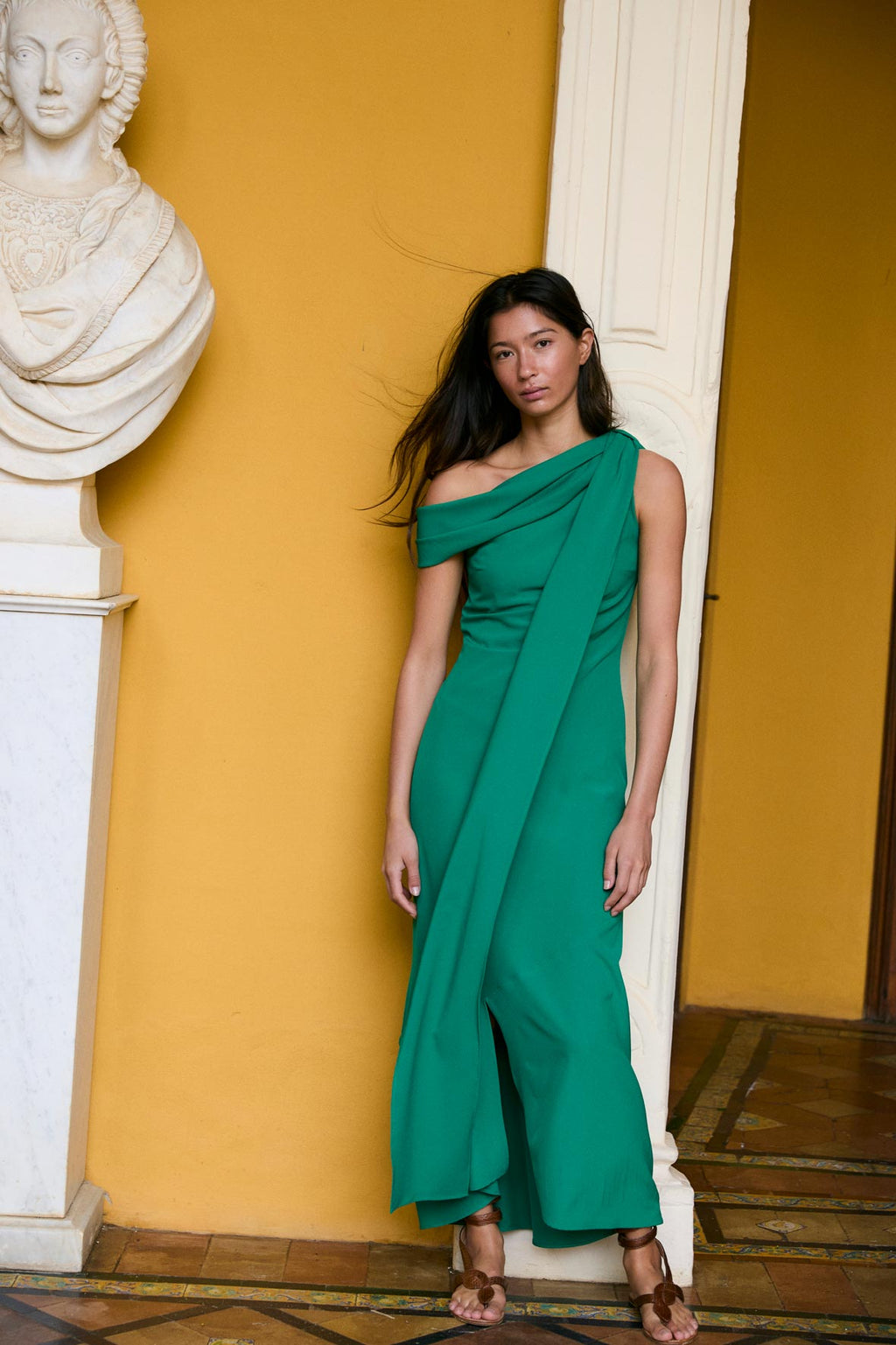 VESTIDO ETERNA GALDANA VERDE