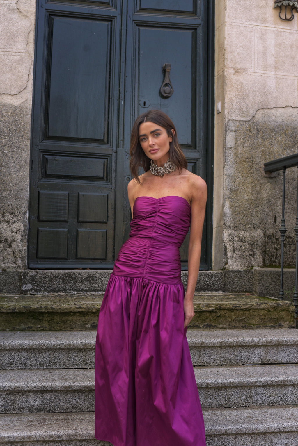 Vestido Lady Pantera cardenal