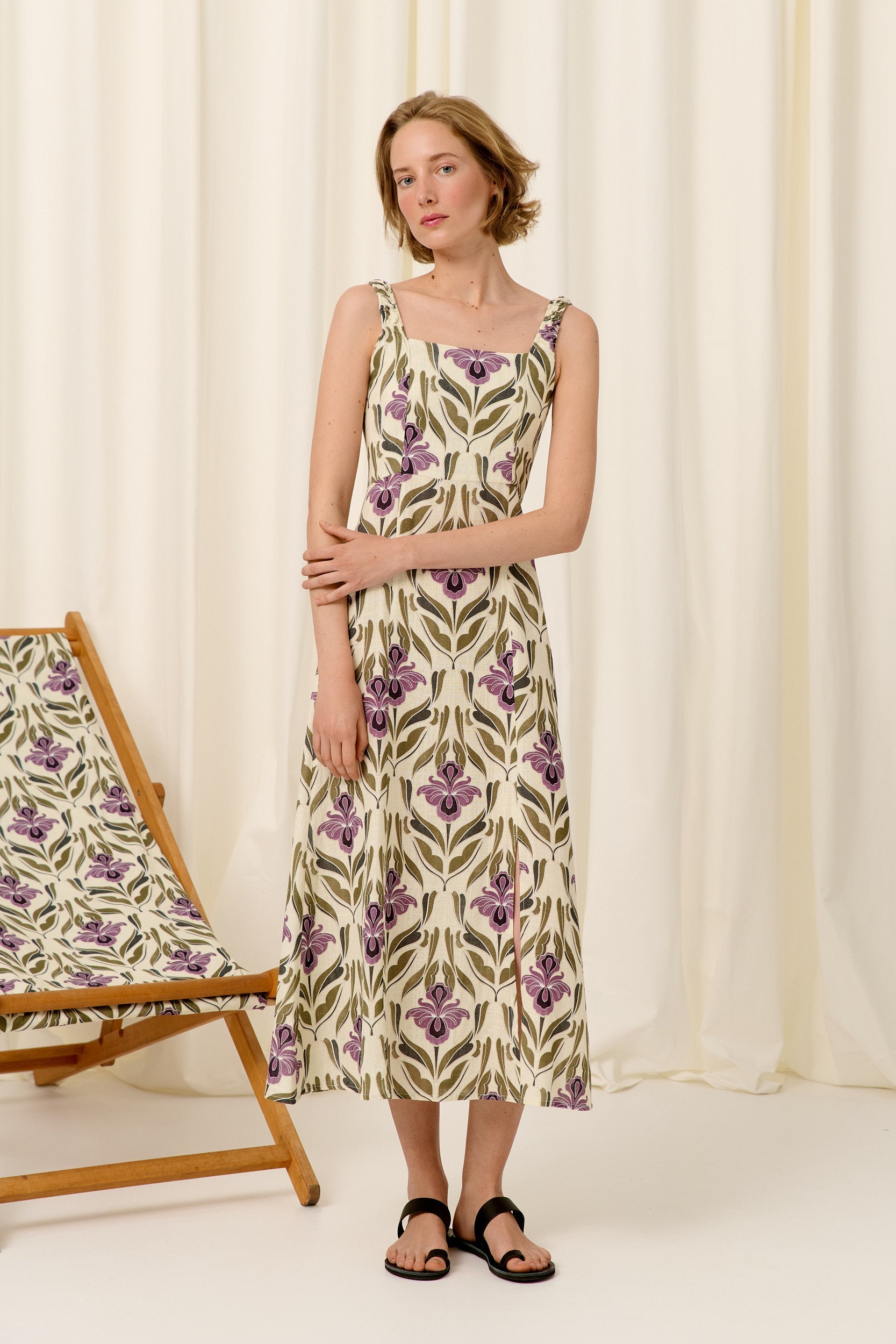 BELEM LACE-UP DRESS