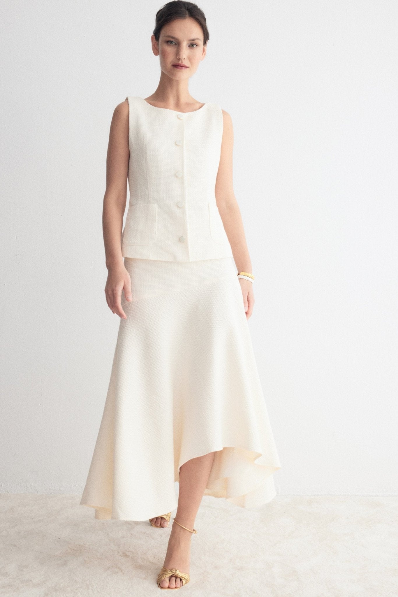 Falda JASPE Beige