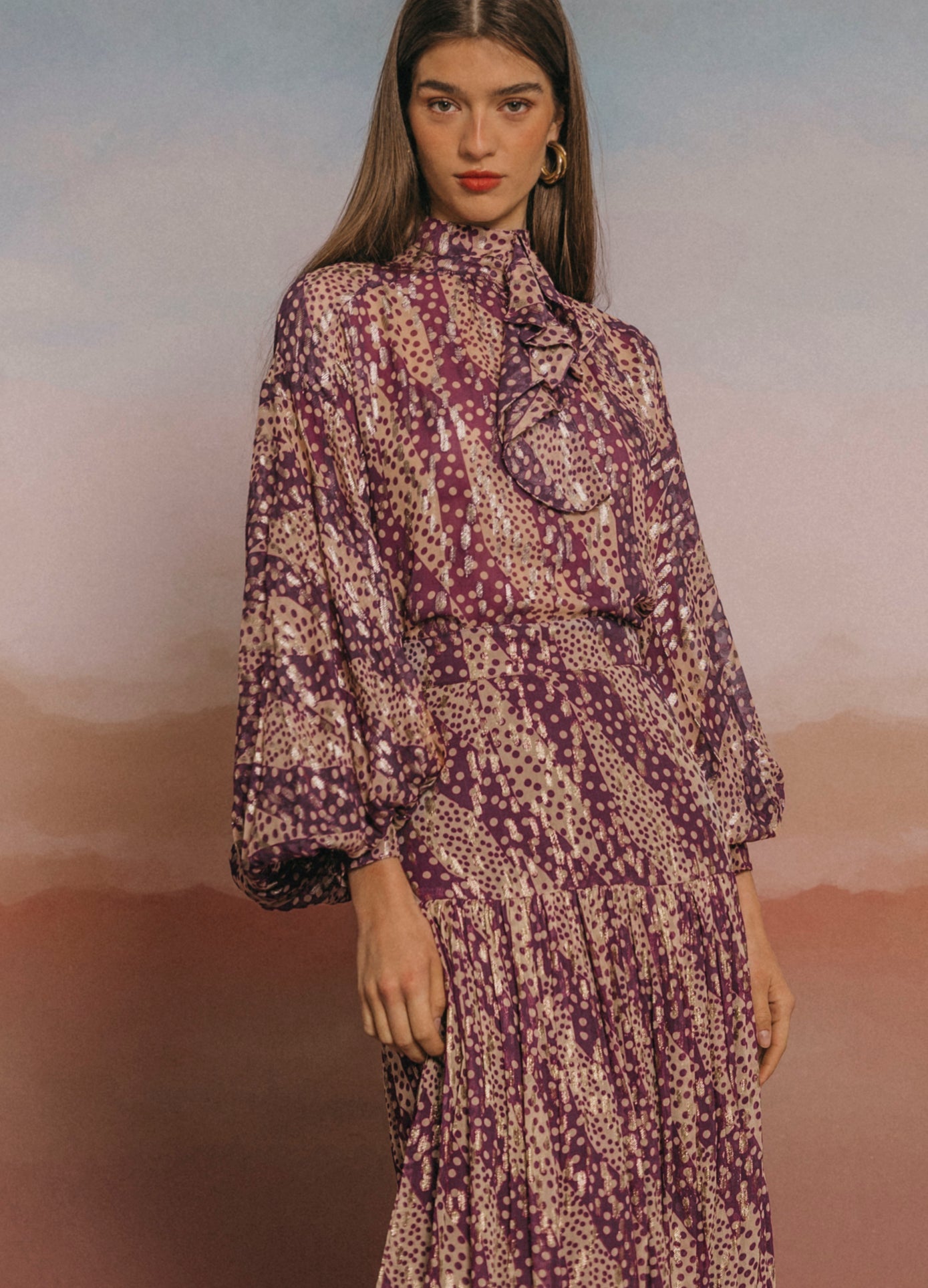 Blusa Vanya Morado/multi