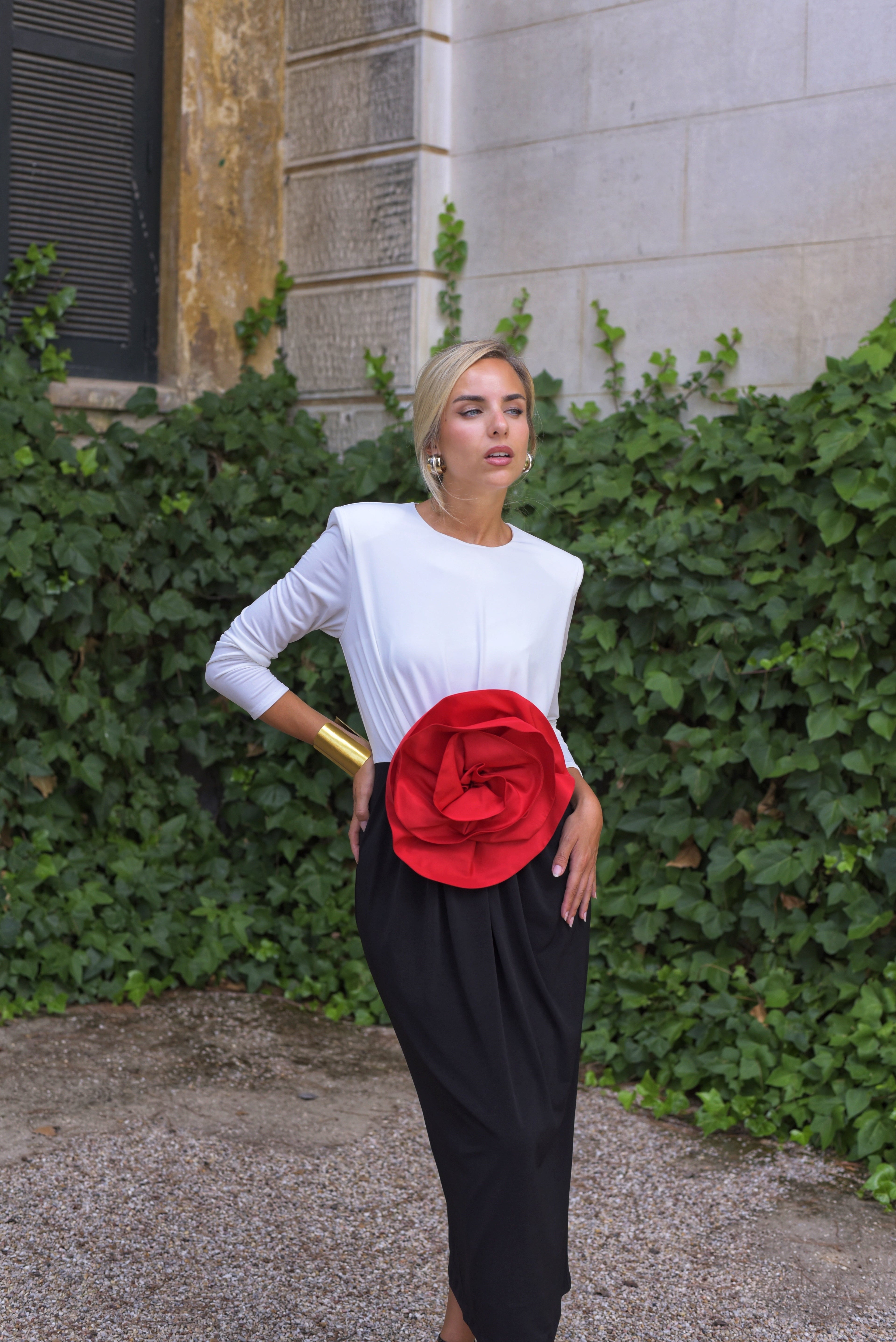 Vestido Lady Halcón blanco