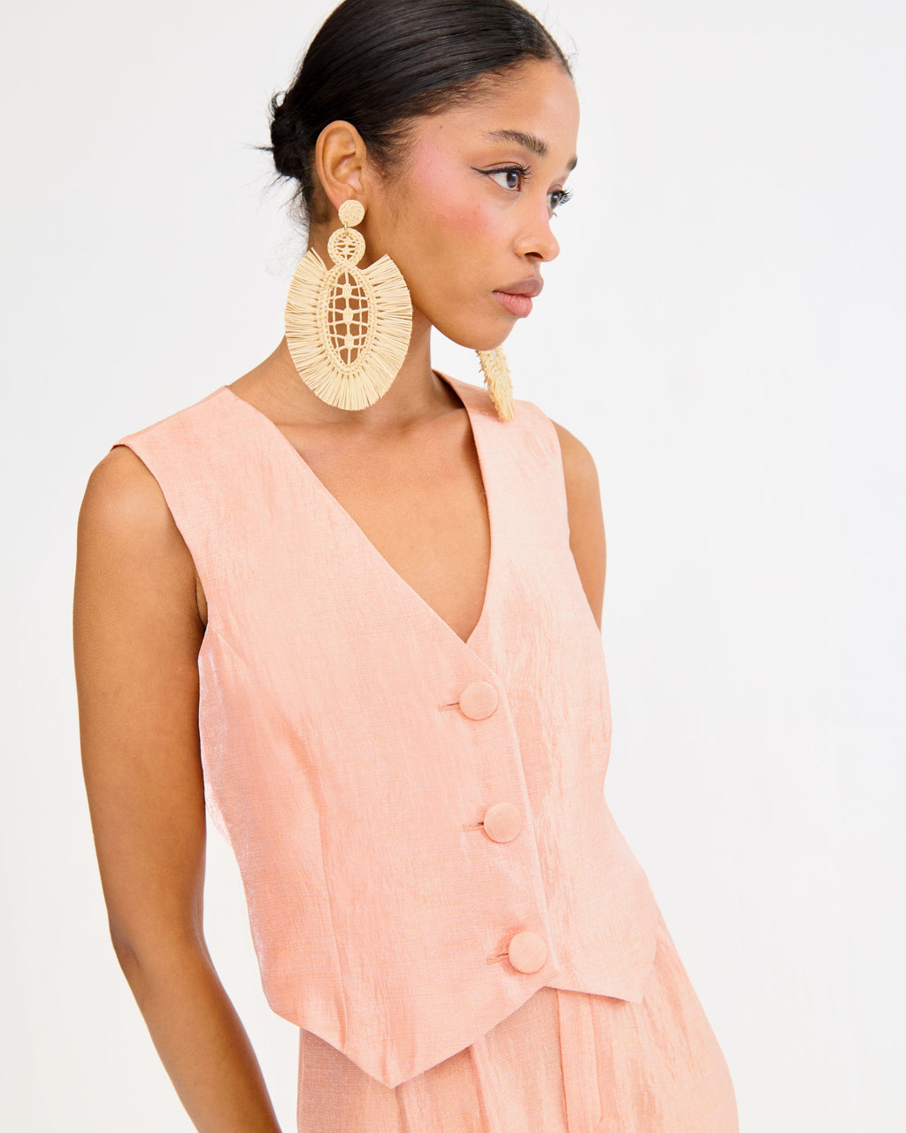 Chaleco Estoril Melocotón