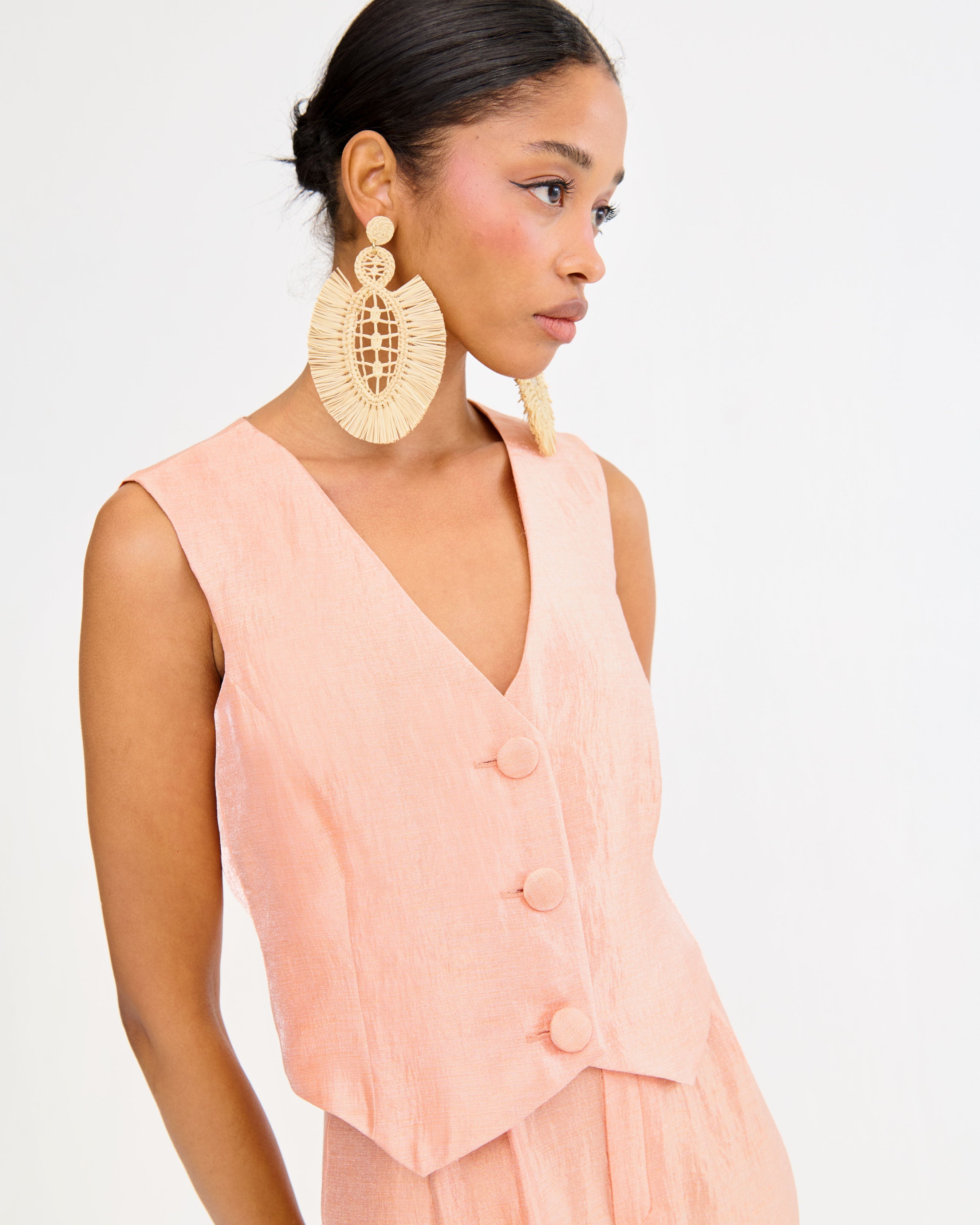 Chaleco Estoril Melocotón